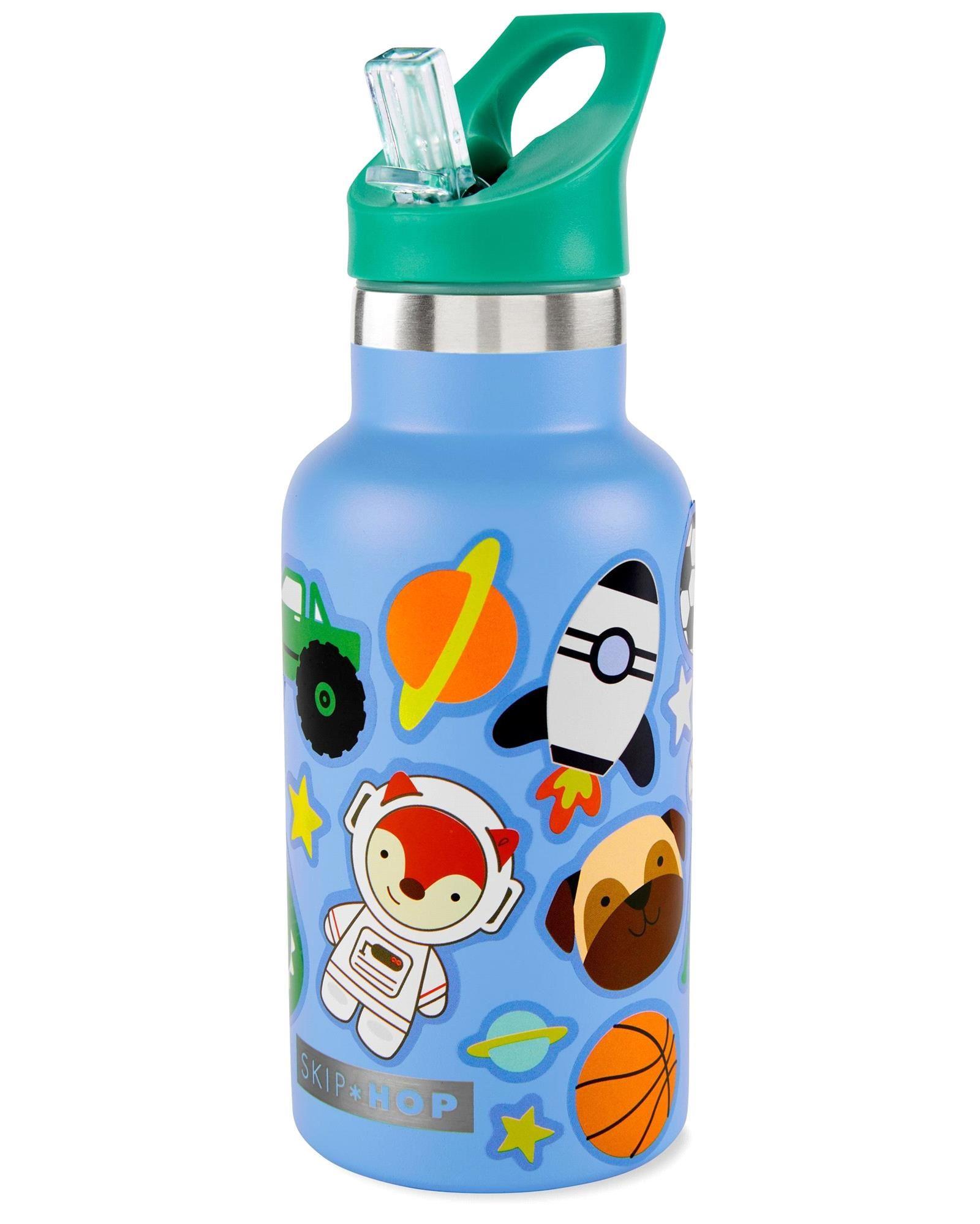 Skip Hop Spark Style Paslanmaz Çelik Stickerlı Suluk Mavi 9Q361010