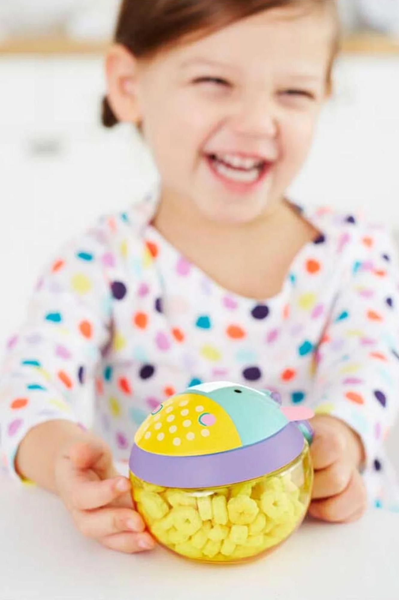 Skip Hop Zoo Beslenme Seti Unicorn Pipetli Suluk - Çerez Kabı