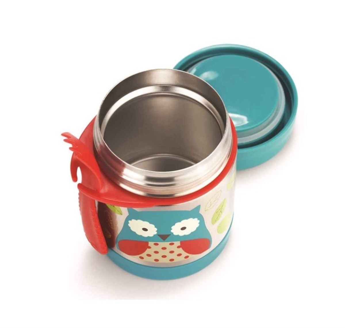 Skip Hop Zoo Paslanmaz Çelik Termos - Çerez Kabı Baykuş Set