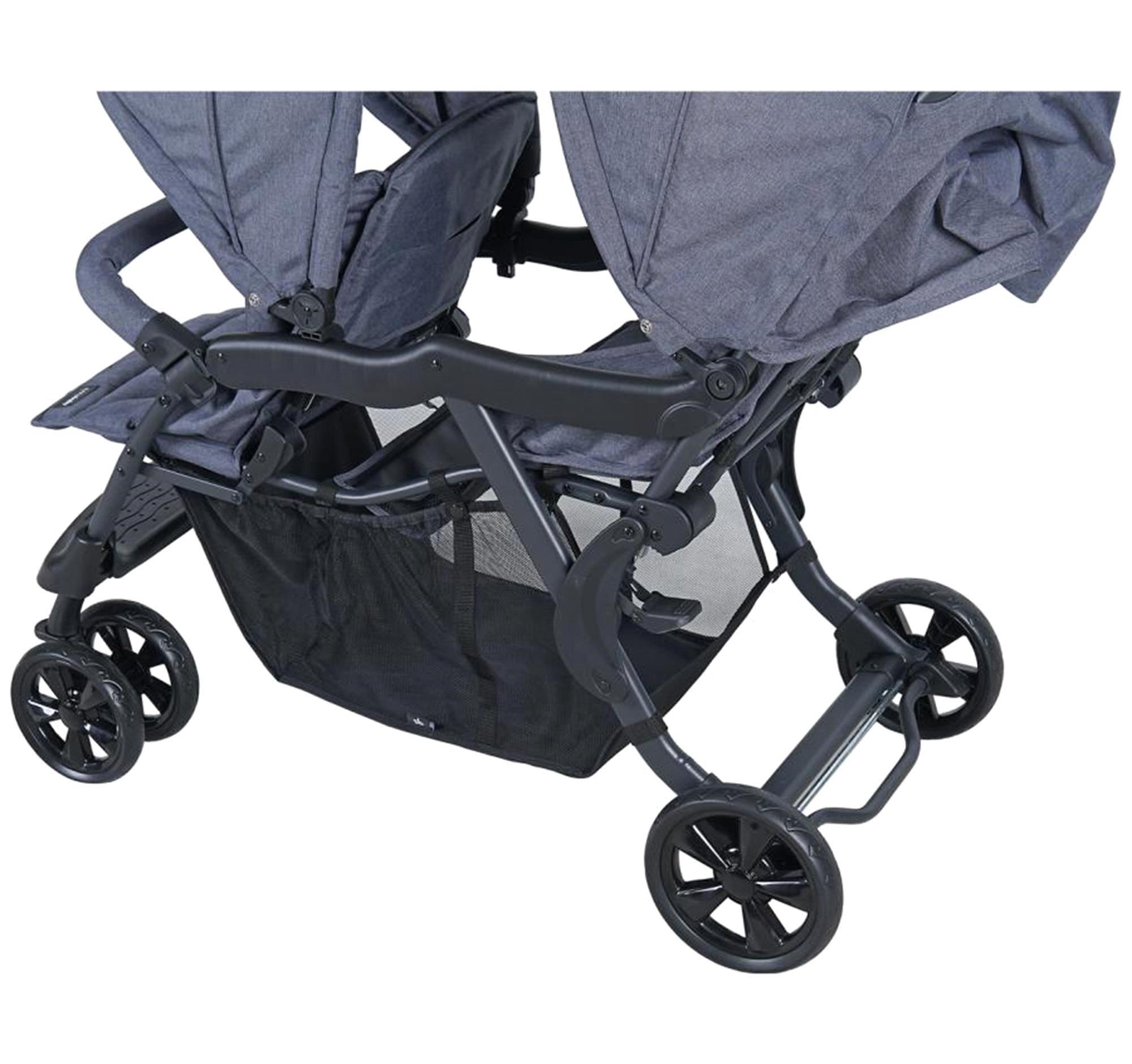 Sunny Baby Arwen İkiz Bebek Arabası Füme 9032