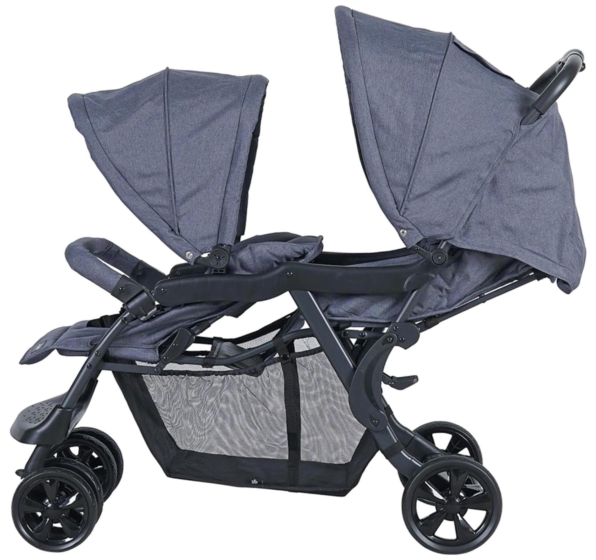 Sunny Baby Arwen İkiz Bebek Arabası Füme 9032