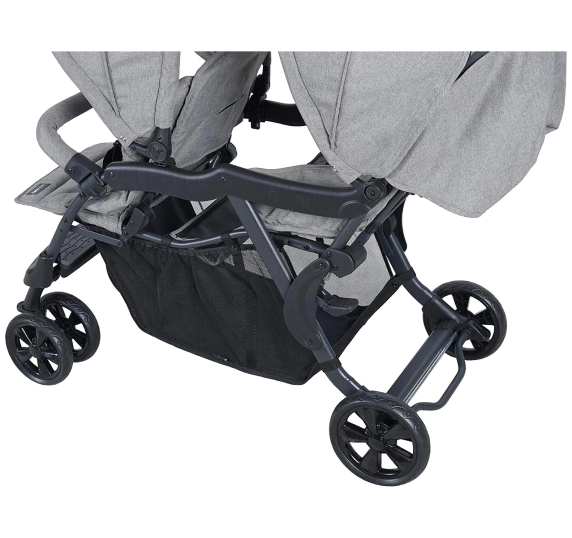 Sunny Baby Arwen İkiz Bebek Arabası Gri 9032