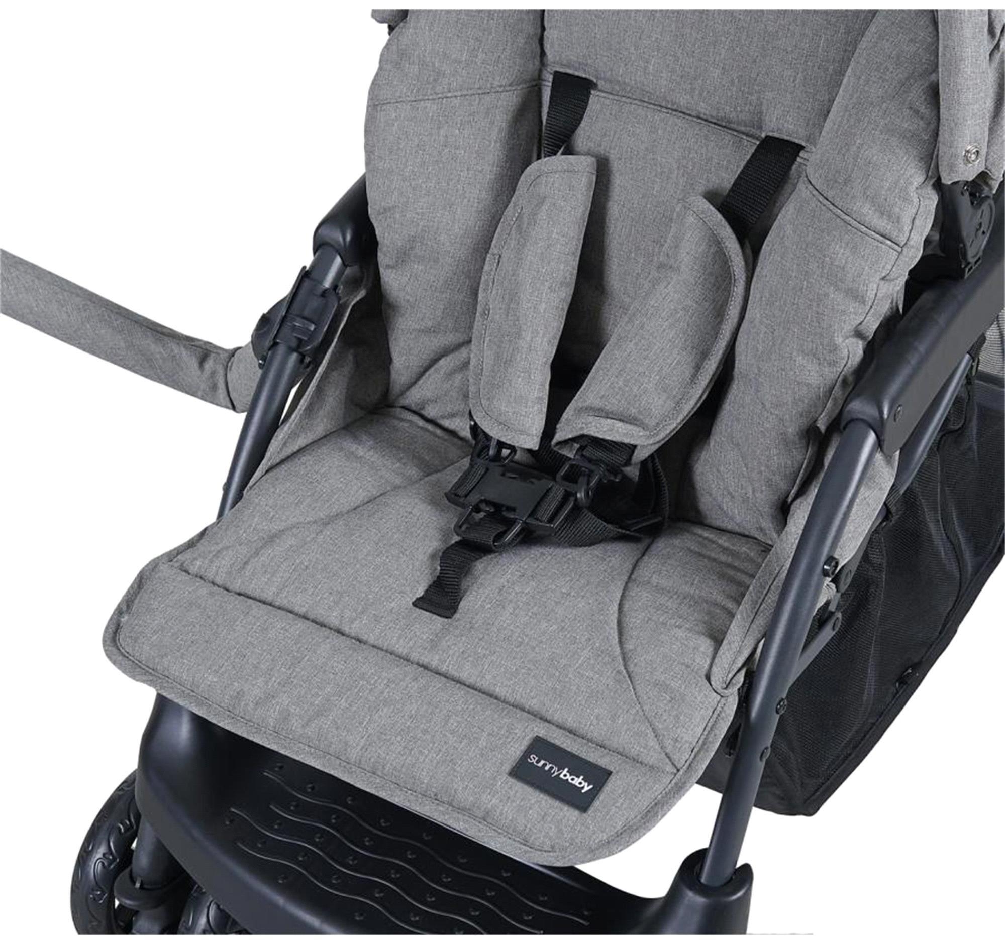 Sunny Baby Arwen İkiz Bebek Arabası Gri 9032