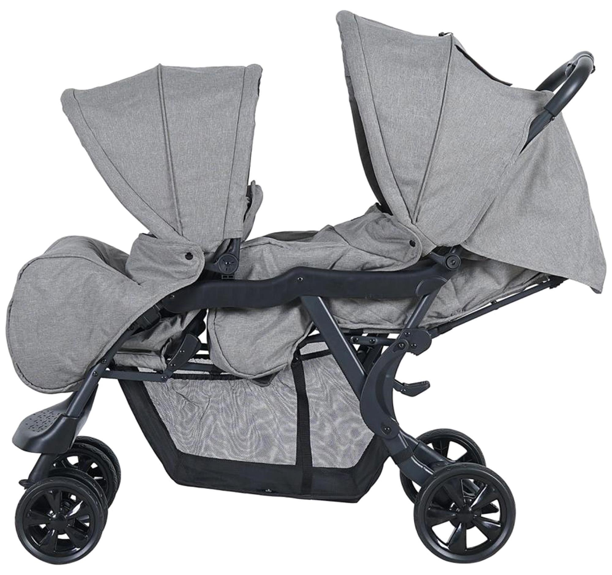 Sunny Baby Arwen İkiz Bebek Arabası Gri 9032