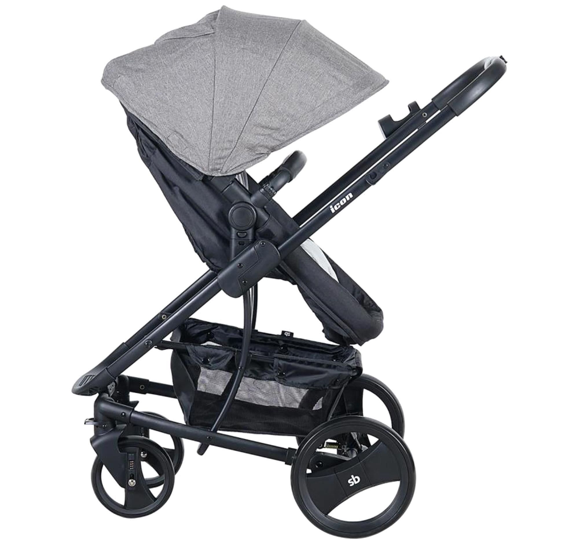 Sunny Baby İcon Travel Sistem Bebek Arabası Gri 9023