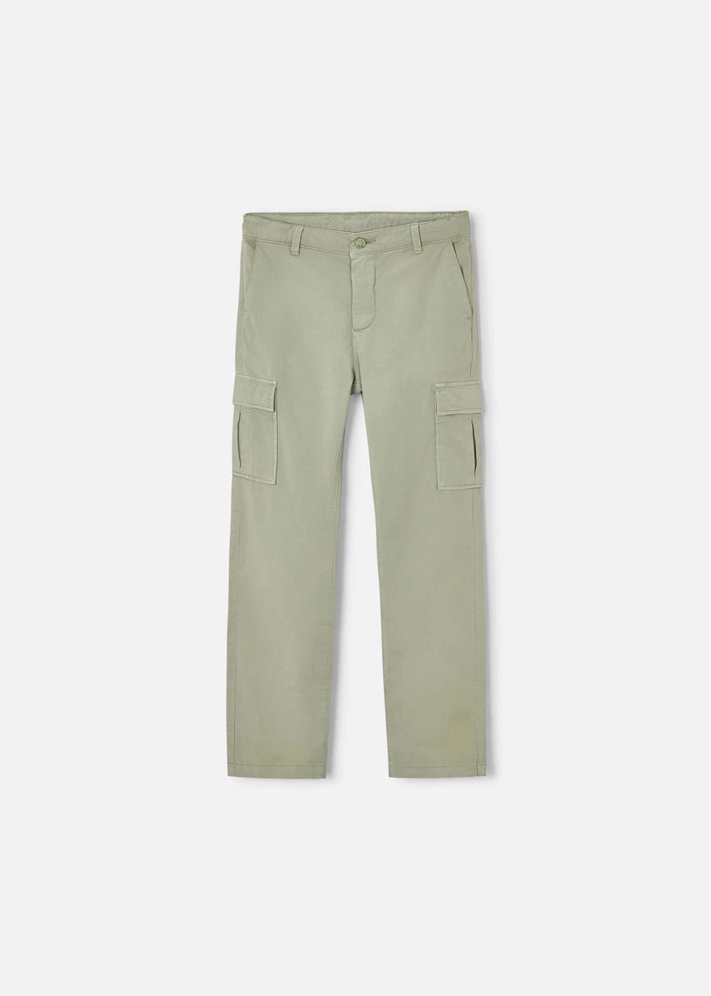 The Boston Kids Erkek Çocuk Kargo Pantolon Yeşil 6573