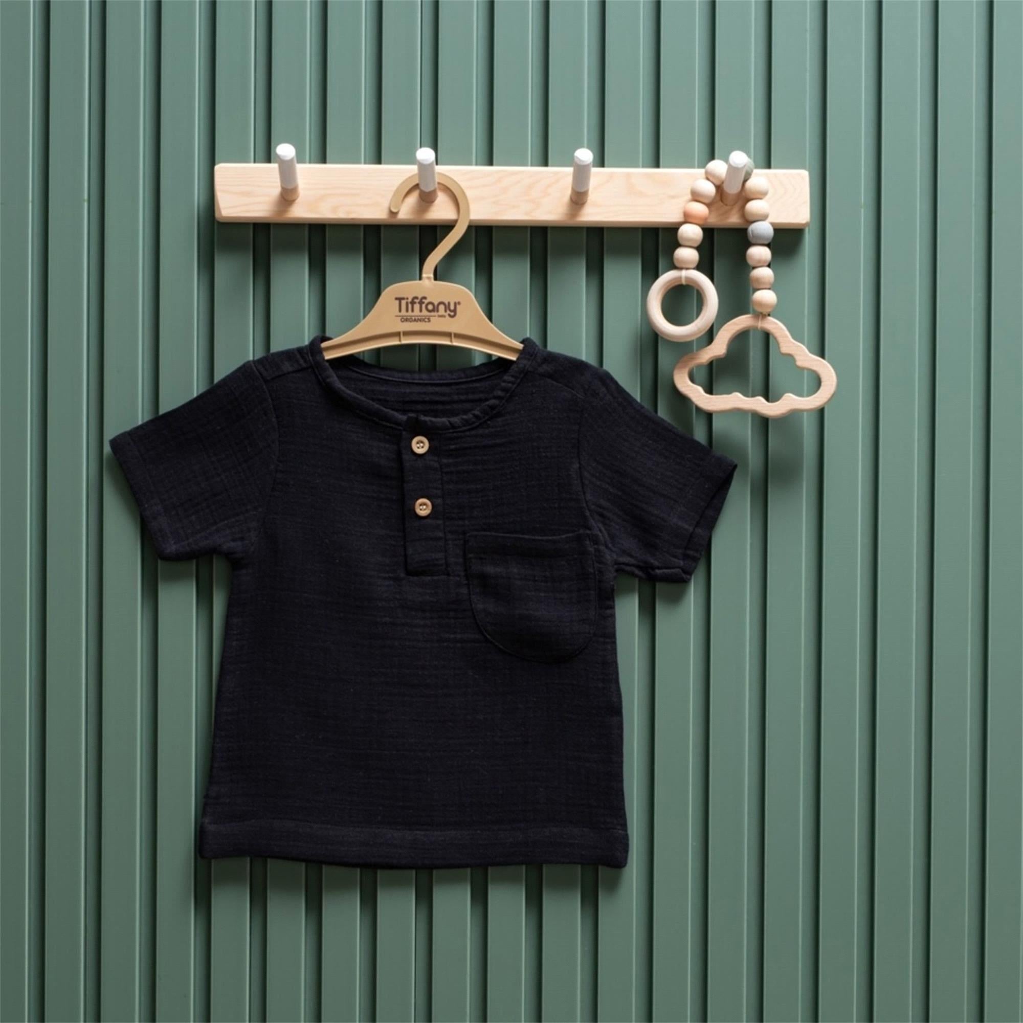 Tiffany Baby Bebek Müslin Theme Tişört Siyah 26117