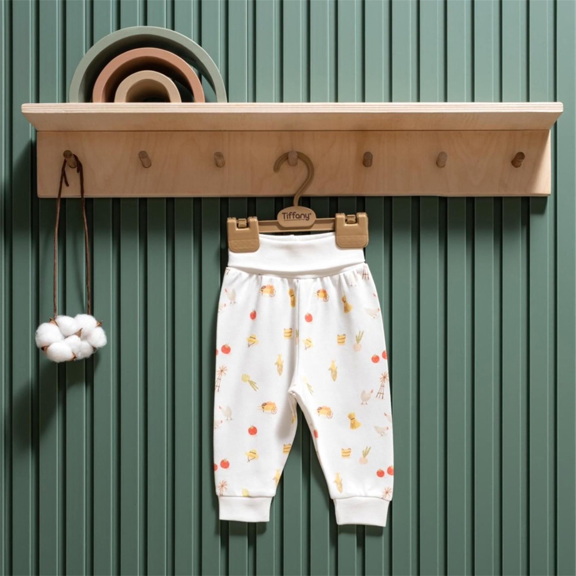 Tiffany Baby Kız Bebek Organik Theme Strawberry Patiksiz Alt Ekru 45006