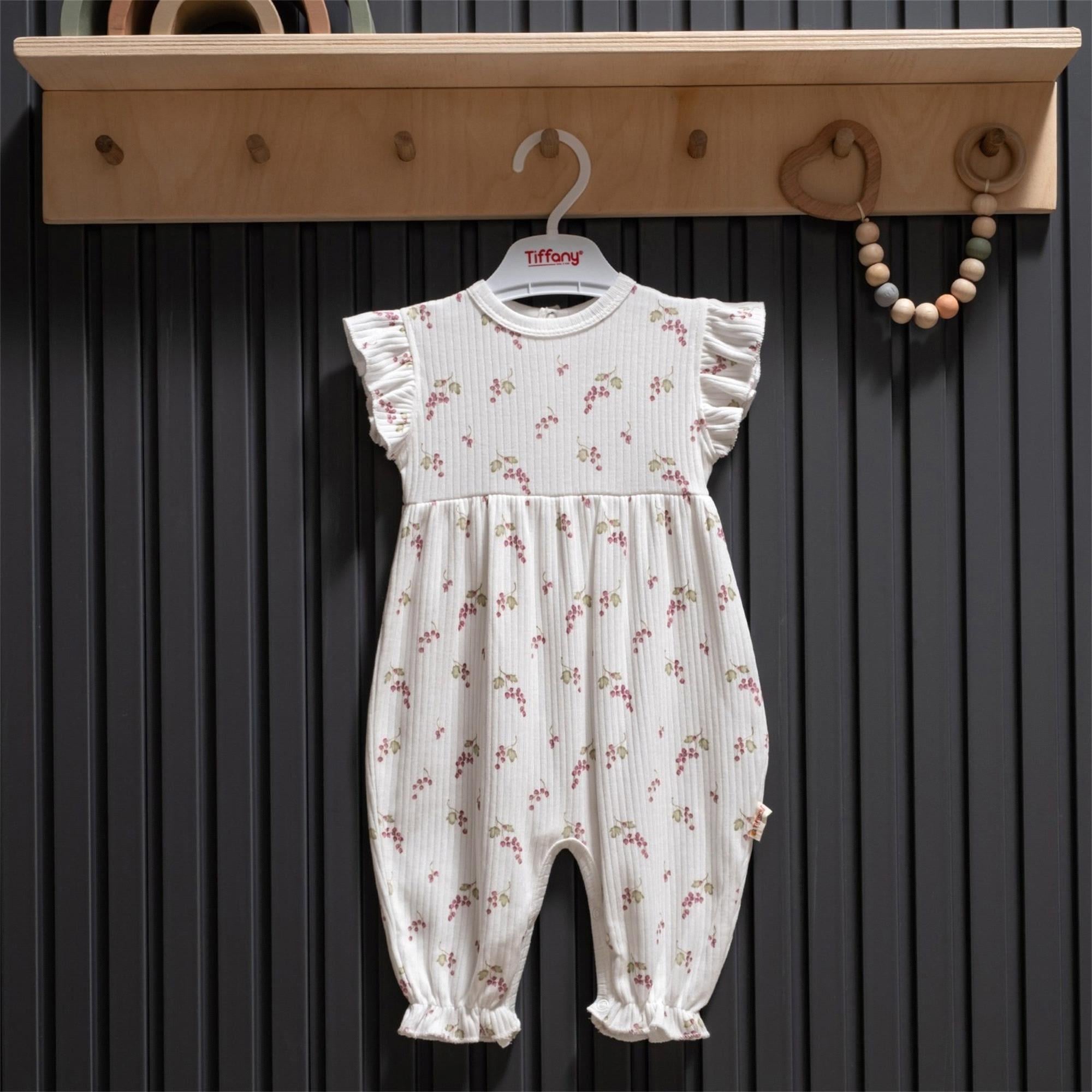 Tiffany Baby Purple Grape Theme Kolsuz Tulum Beyaz 47089