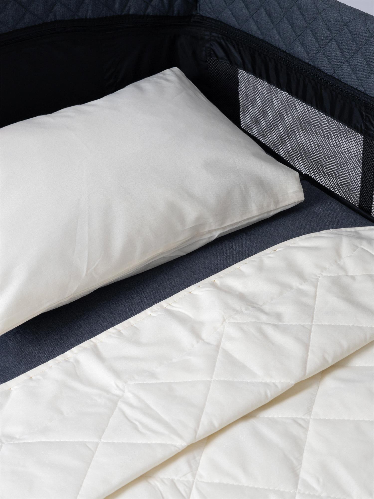 Tiffany Conform Kapitoneli Bebek Yatak Örtüsü Krem 971050