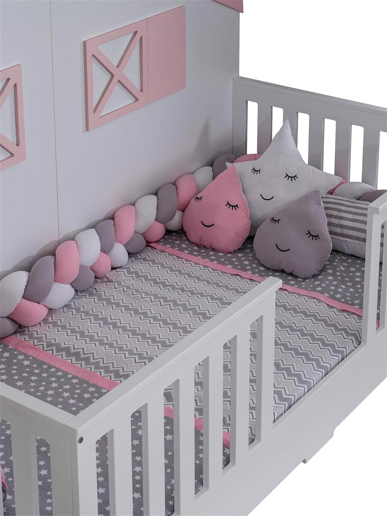 Tiffany Satürn Kenar Koruma Ve Örgü Seti Pembe