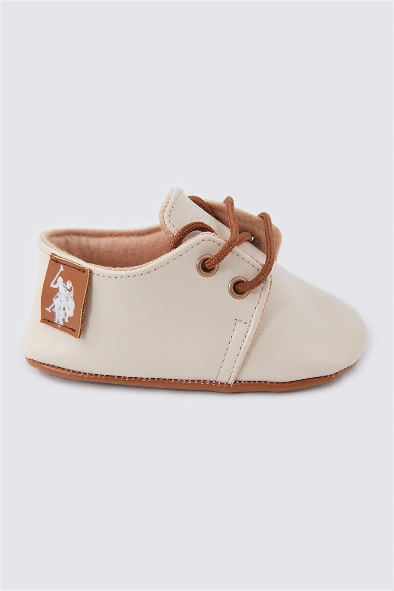 U.S. Polo Assn Erkek Bebek İlk Adım Günlük Ayakkabı Bej USB1302