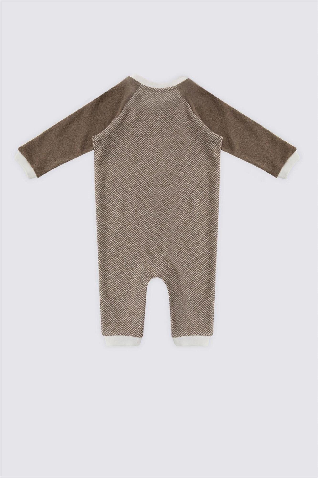 U.S. Polo Assn Bebek Patiksiz Tulum Kum USB1499