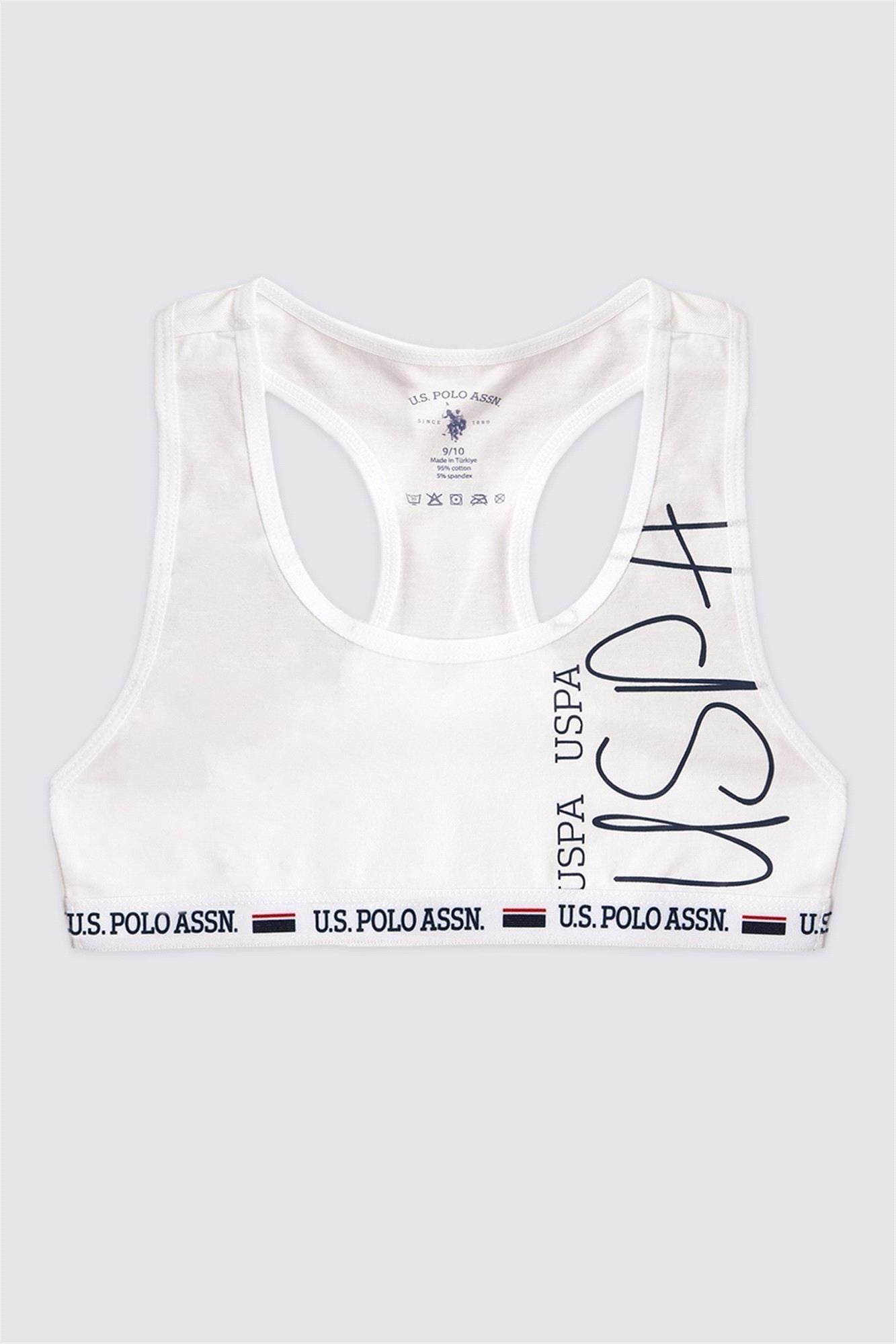 U.S. Polo Assn. Kız Çocuk 3'lü Bralet Takım Kırmızı US1681