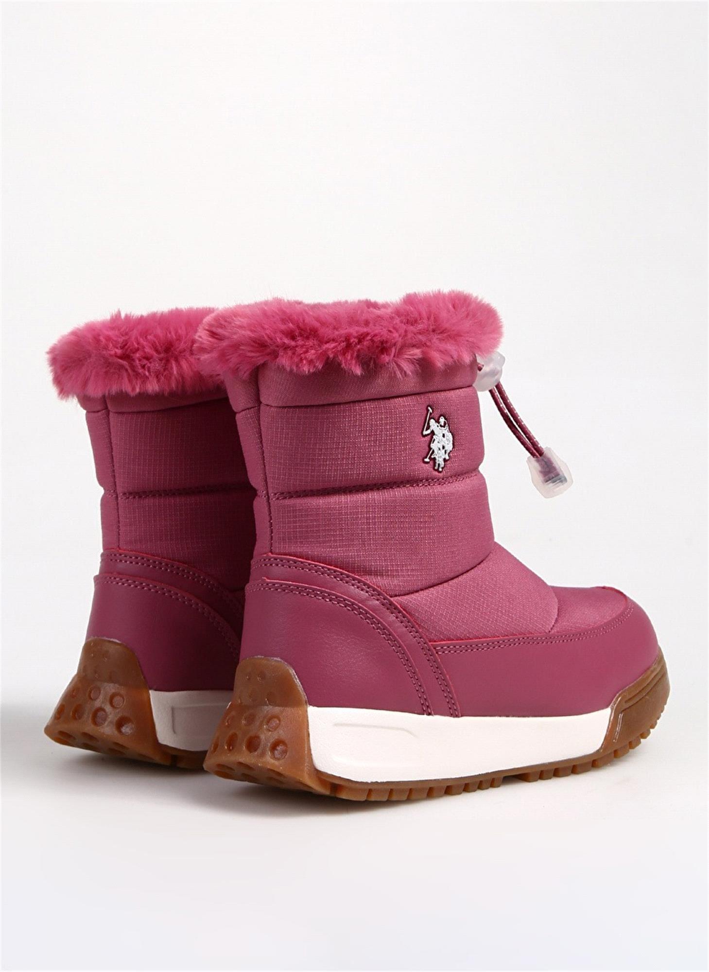 U.S. Polo Assn. Kız Çocuk Rainy Jr 4Pr Bot Pembe 101884824
