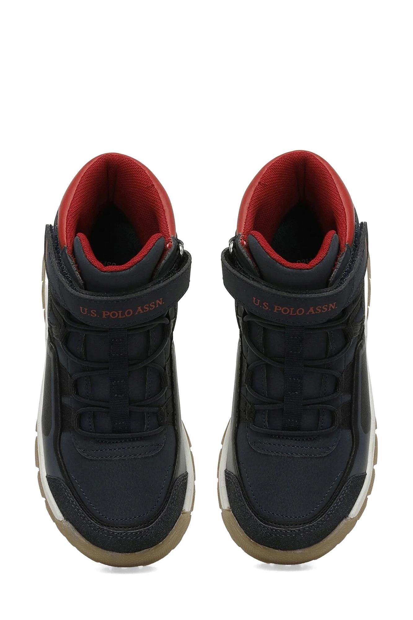 U.S. Polo Assn. Erkek Çocuk Carl Hi JR 3PR Bot Lacivert 101389932