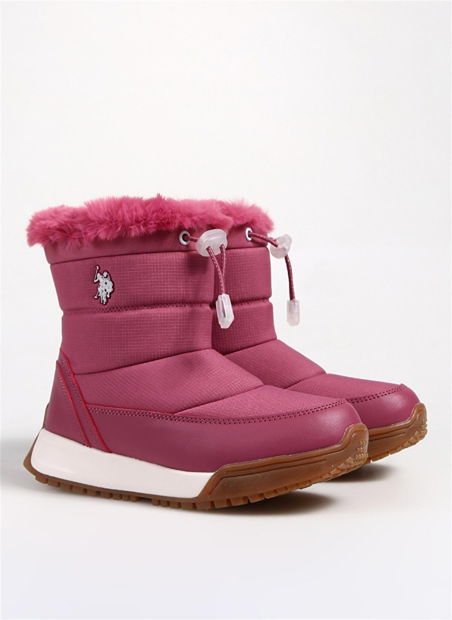 U.S. Polo Assn. Kız Çocuk Rainy Jr 4Pr Bot Pembe 101884824