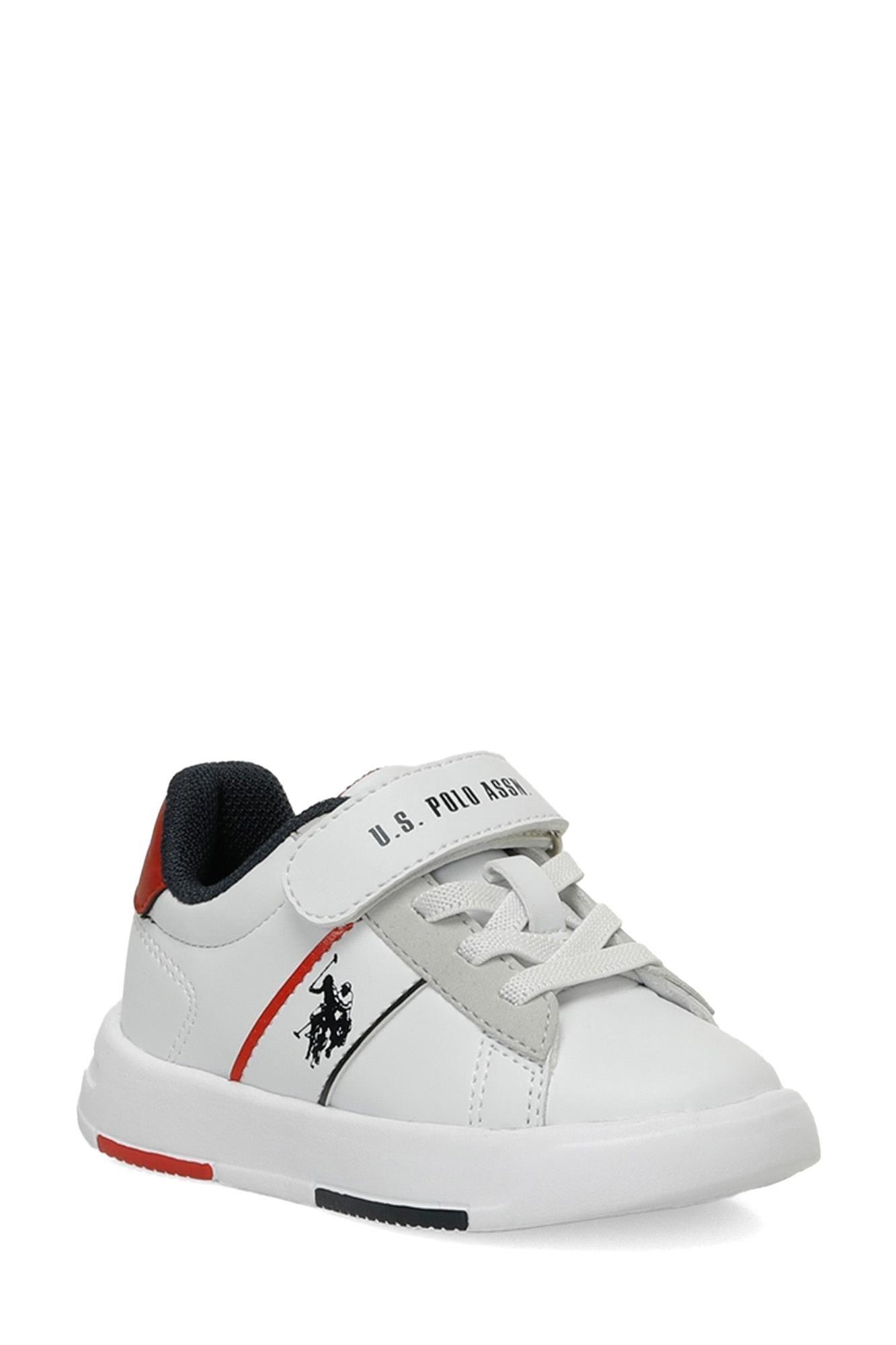 U.S. Polo Assn. Erkek Çocuk TRAVIS JR 4PR Sneaker Beyaz 101884840