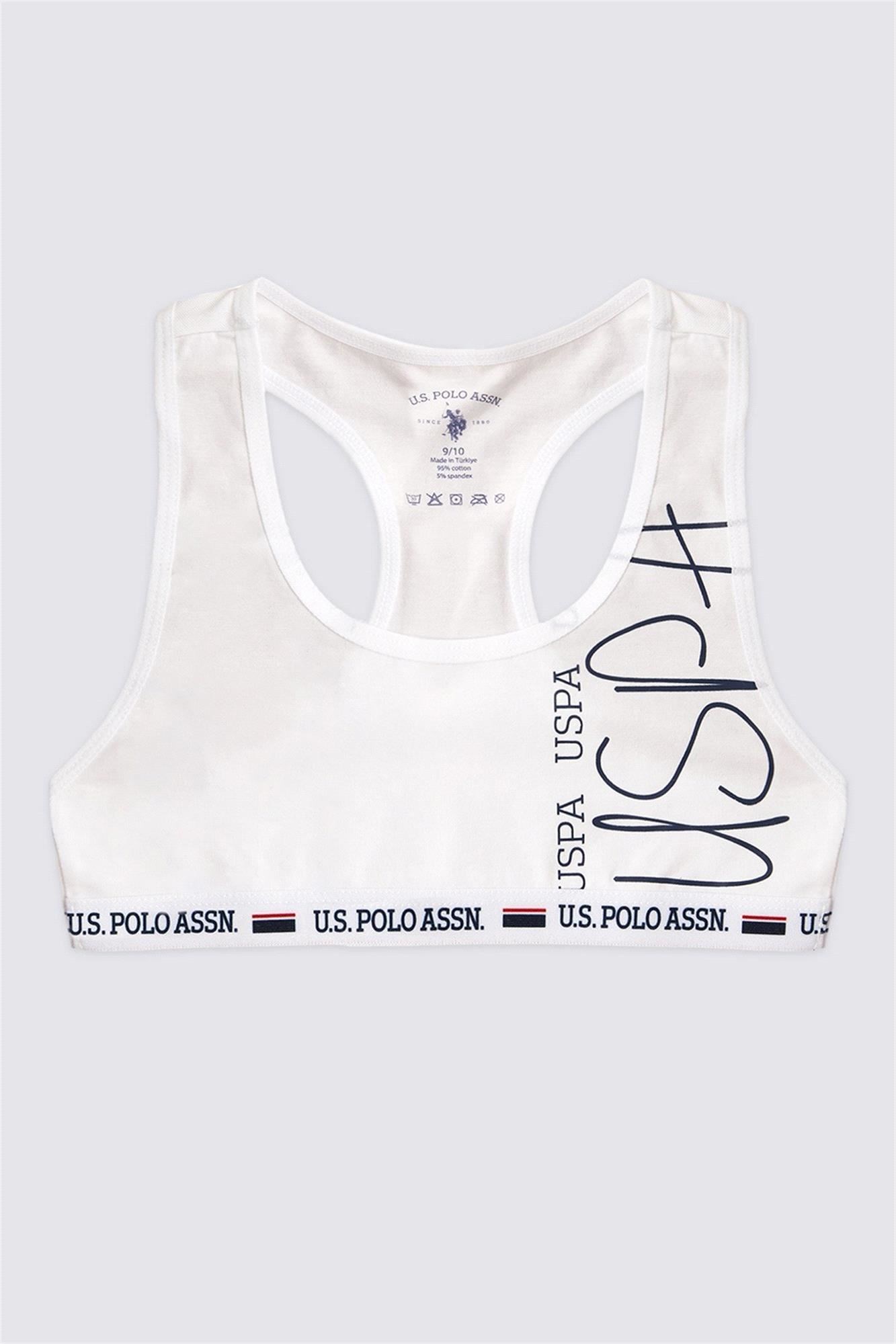U.S. Polo Assn. Kız Çocuk 3'lü Bralet Takım Kırmızı US1681
