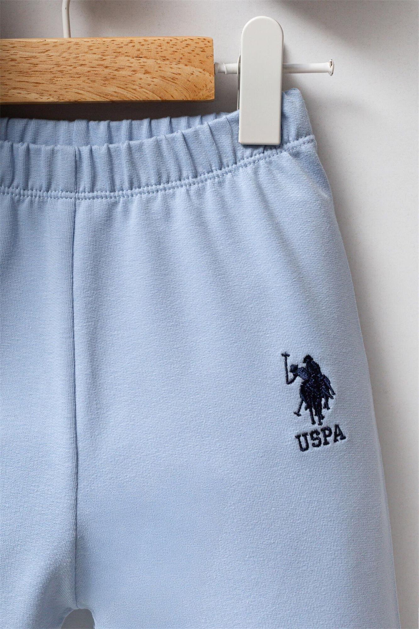 U.S. Polo Assn. Erkek Bebek Alt Üst Takım Mavi USB2535
