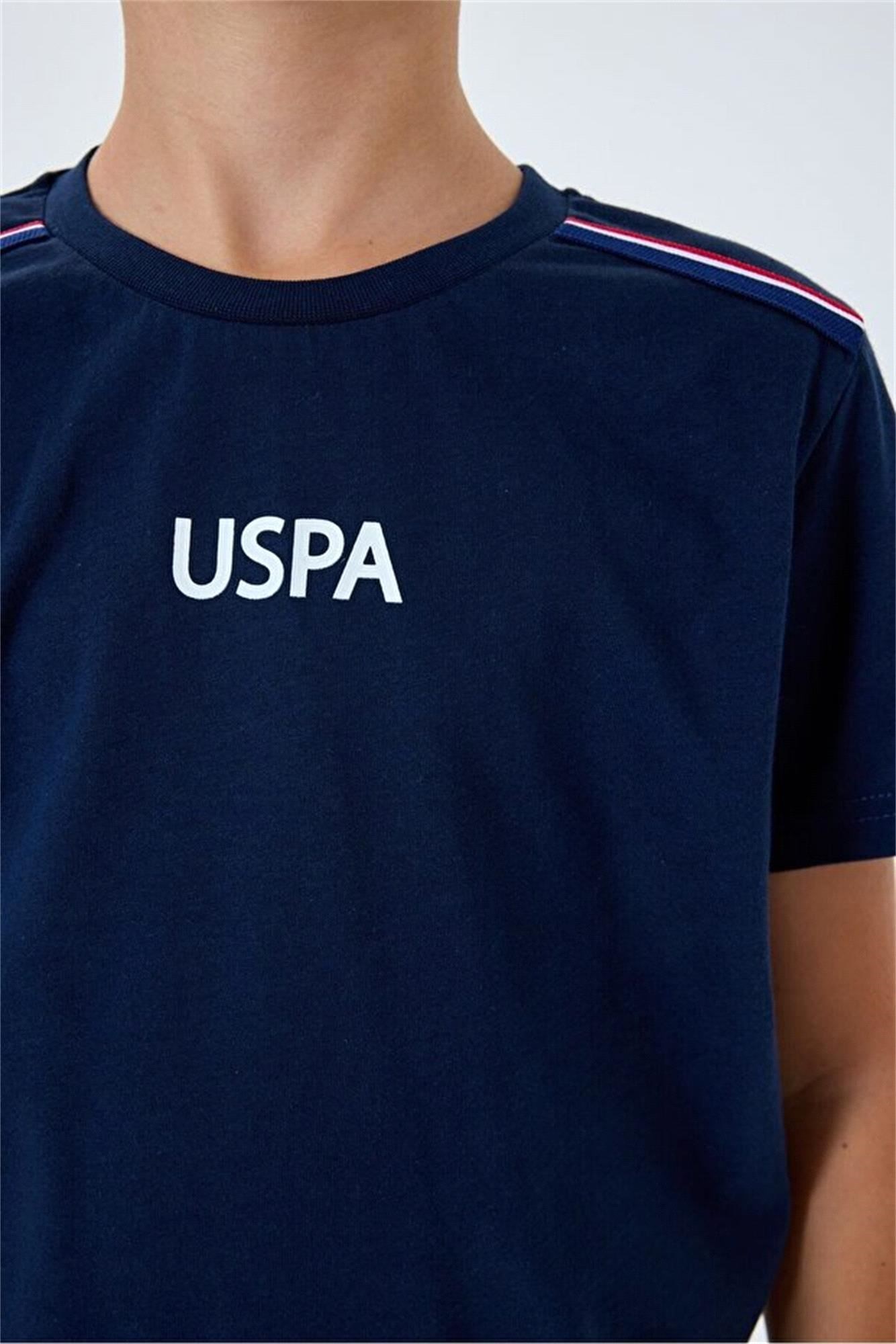 U.S. Polo Assn. Erkek Çocuk Bermuda Takım Lacivert USB2404-G