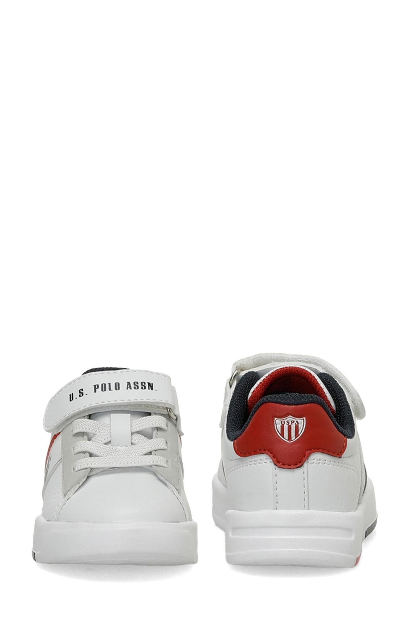 U.S. Polo Assn. Erkek Çocuk TRAVIS JR 4PR Sneaker Beyaz 101884840