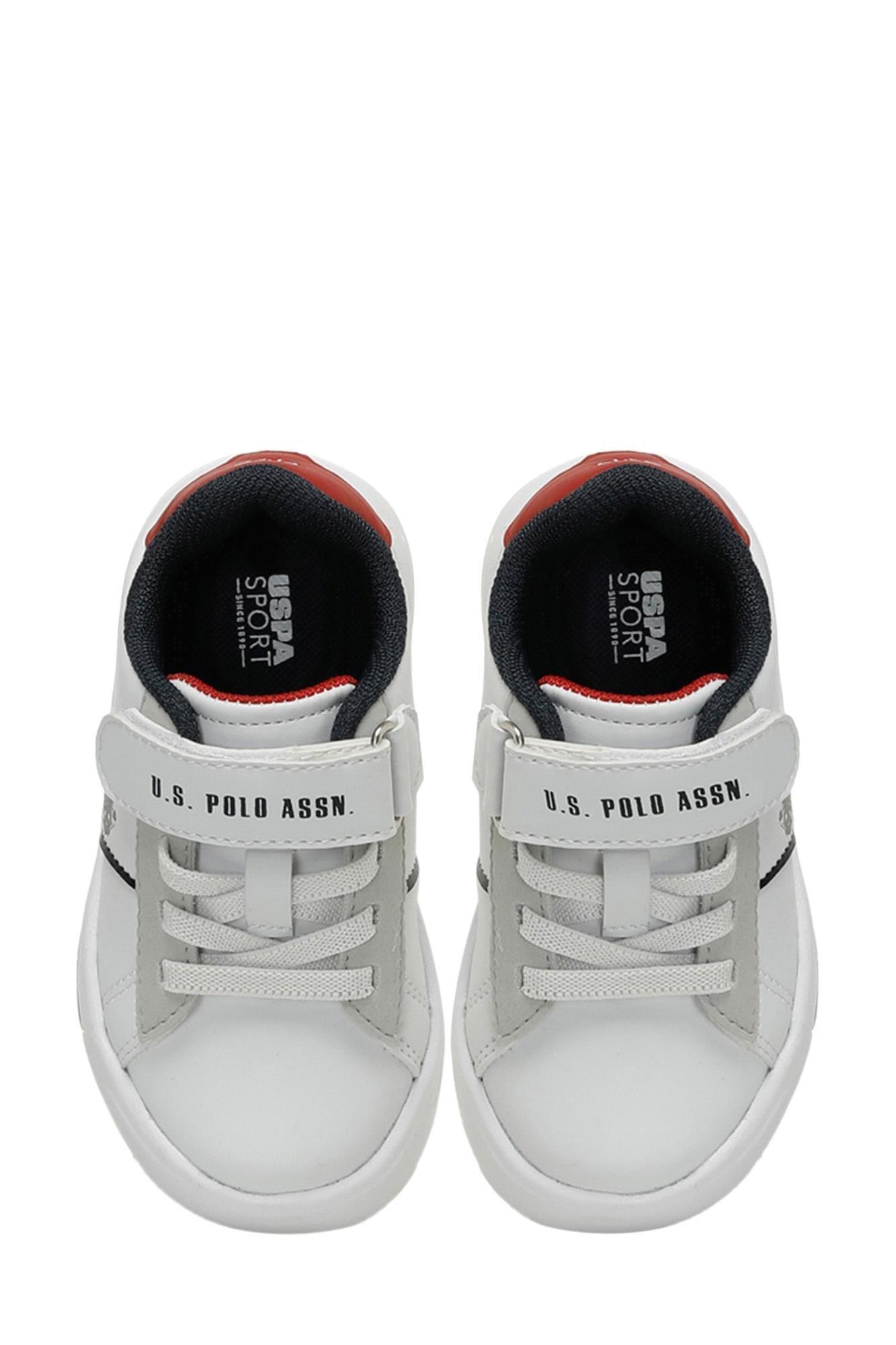 U.S. Polo Assn. Erkek Çocuk TRAVIS JR 4PR Sneaker Beyaz 101884840