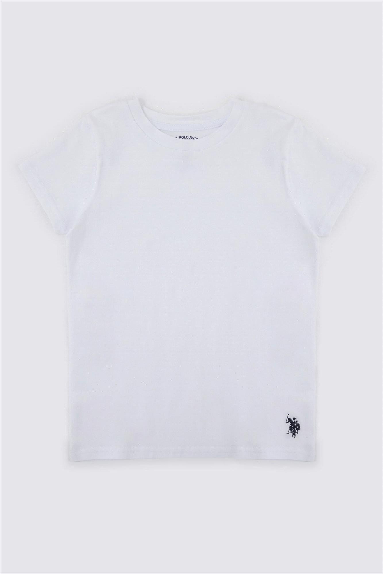 U.s. Polo Assn. Erkek Çocuk Solid Colora Atlet Beyaz US1382