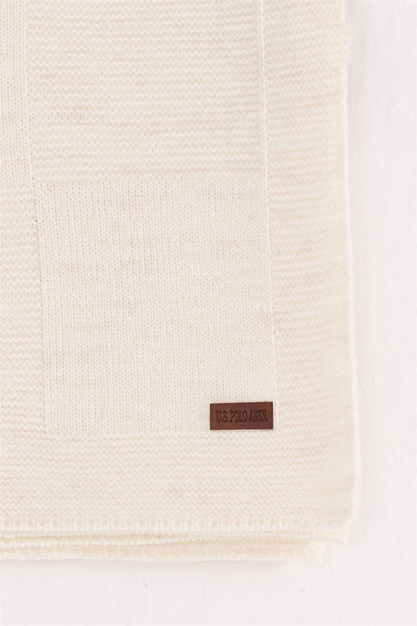 U.S. Polo Assn. Bebek Triko Battaniye Ekru USB2618
