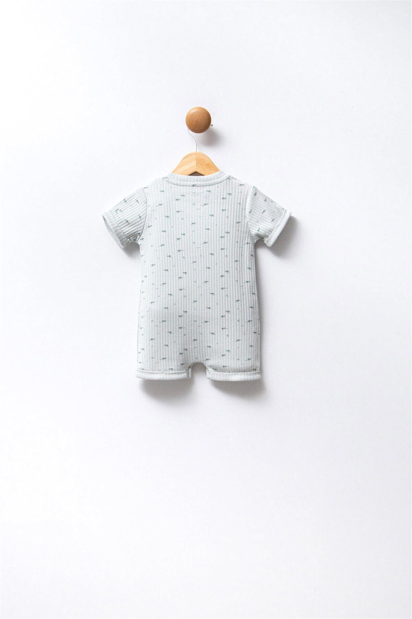 U.S. Polo Assn. Erkek Bebek Tulum Su Yeşili USB2312