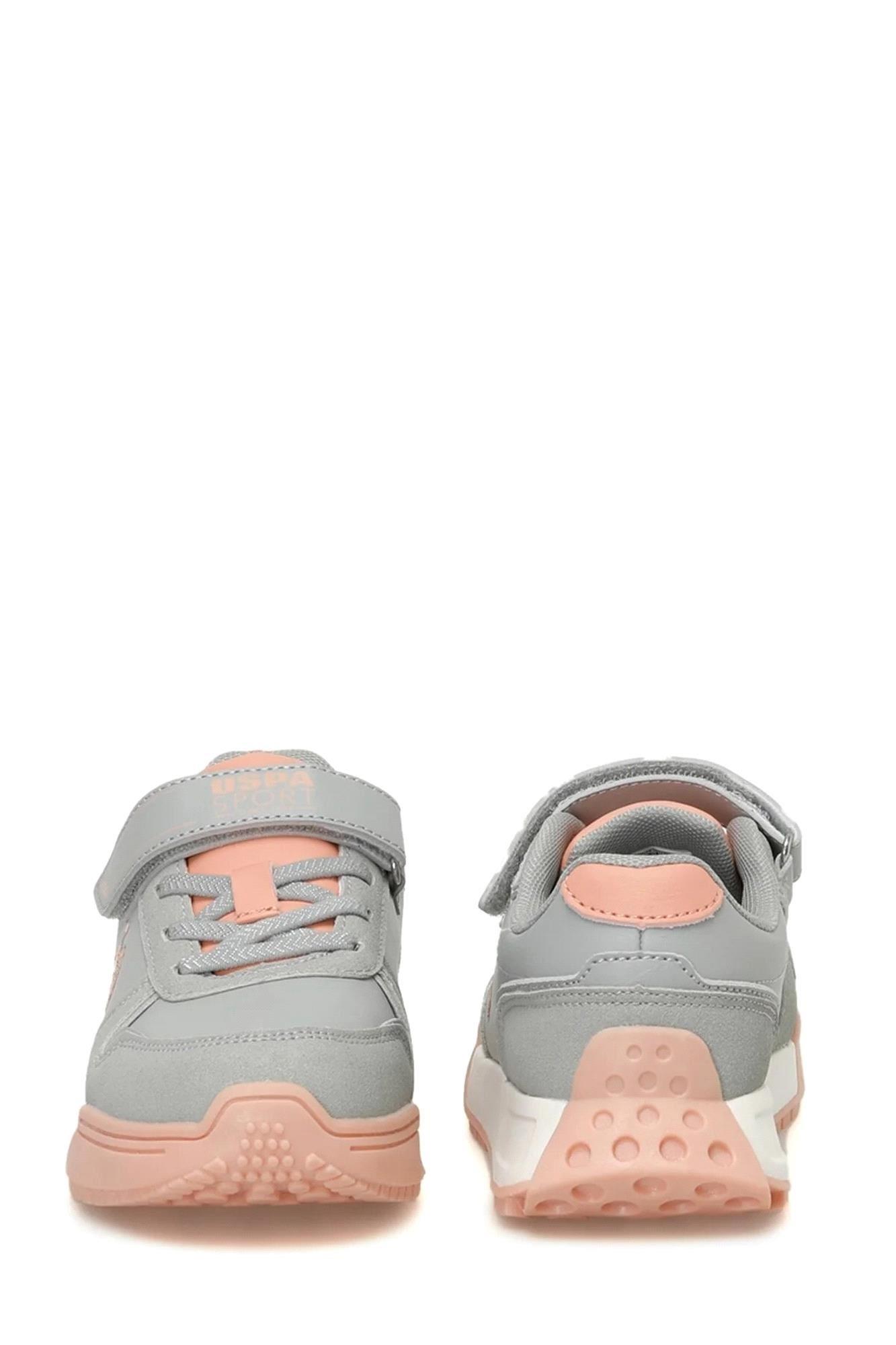 U.S. Polo Assn. Kız Çocuk Snaker Gwen Pu JR 3PR Gri Somon 101391311