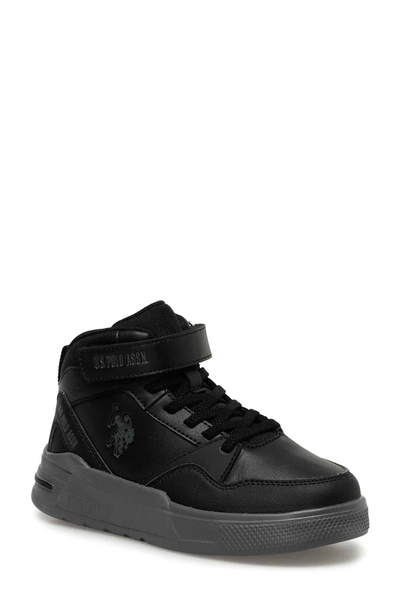U.S. Polo Assn. Erkek Çocuk Sparta JR 3PR High Sneaker Siyah 101392191