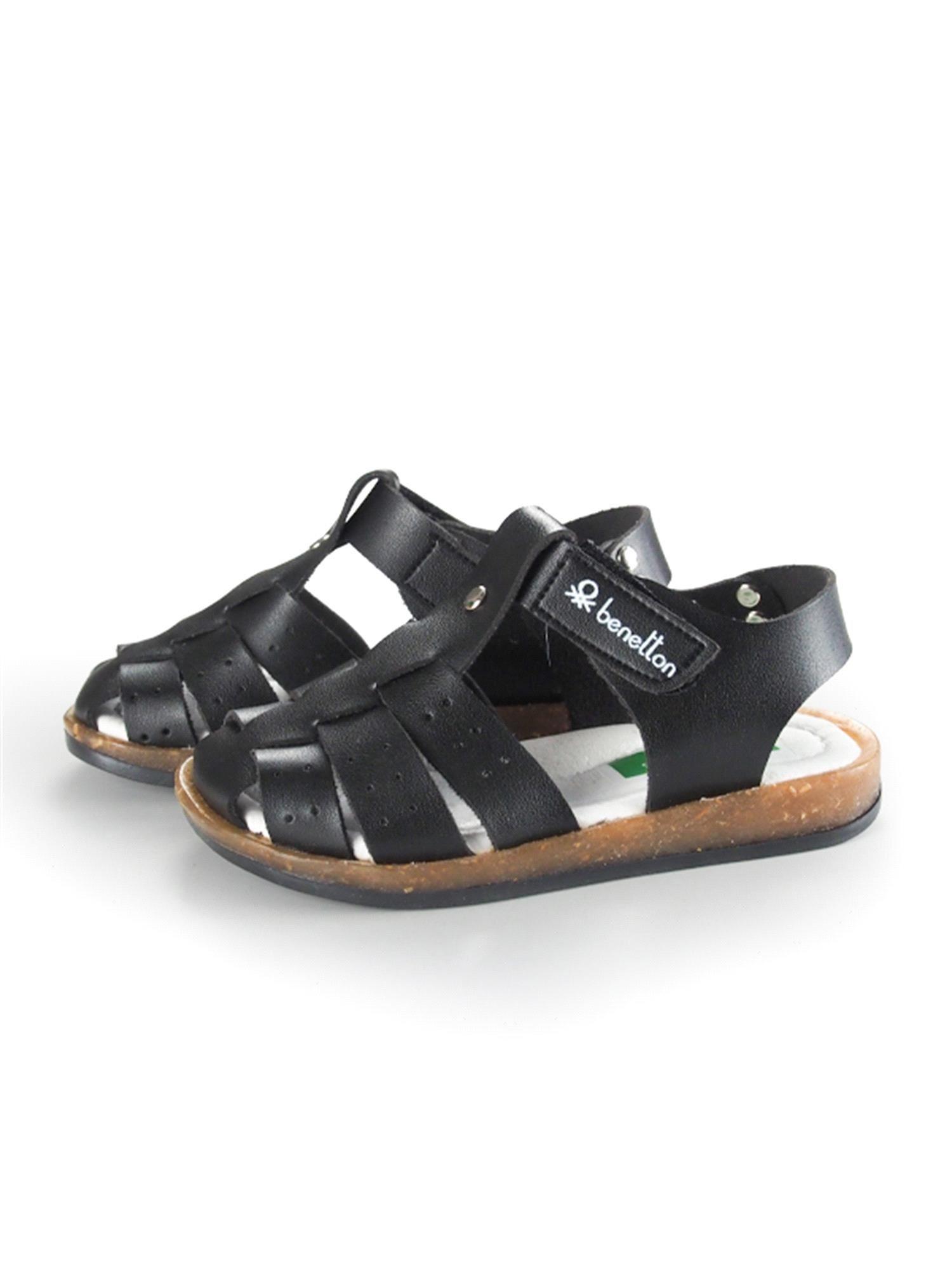 United Colors Of Benetton Bebek Sandalet Siyah BN-1369