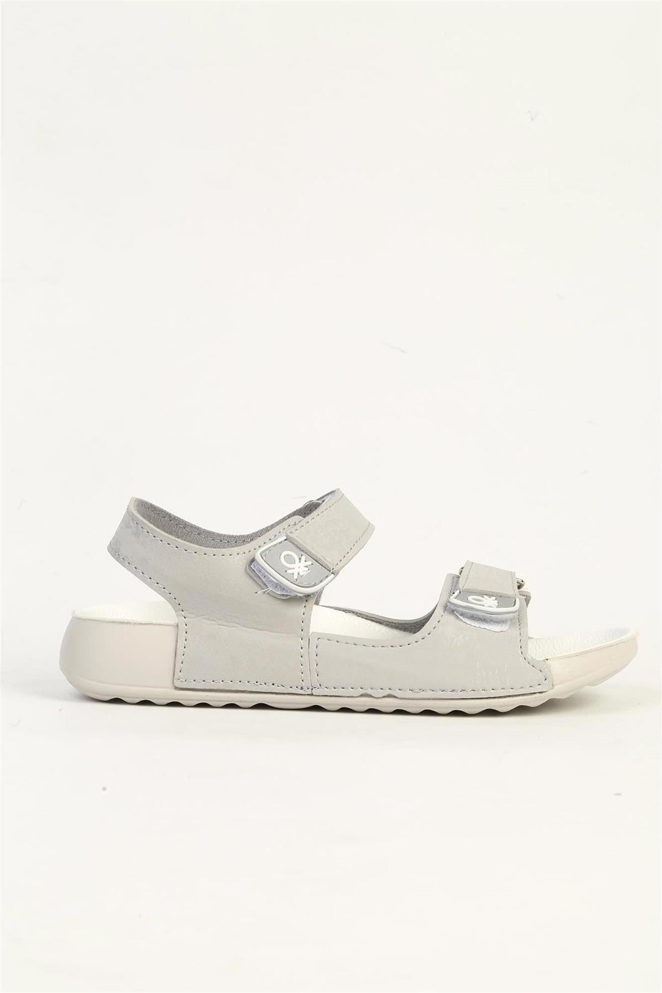 United Colors Of Benetton Çocuk Sandalet Gri BN-1421