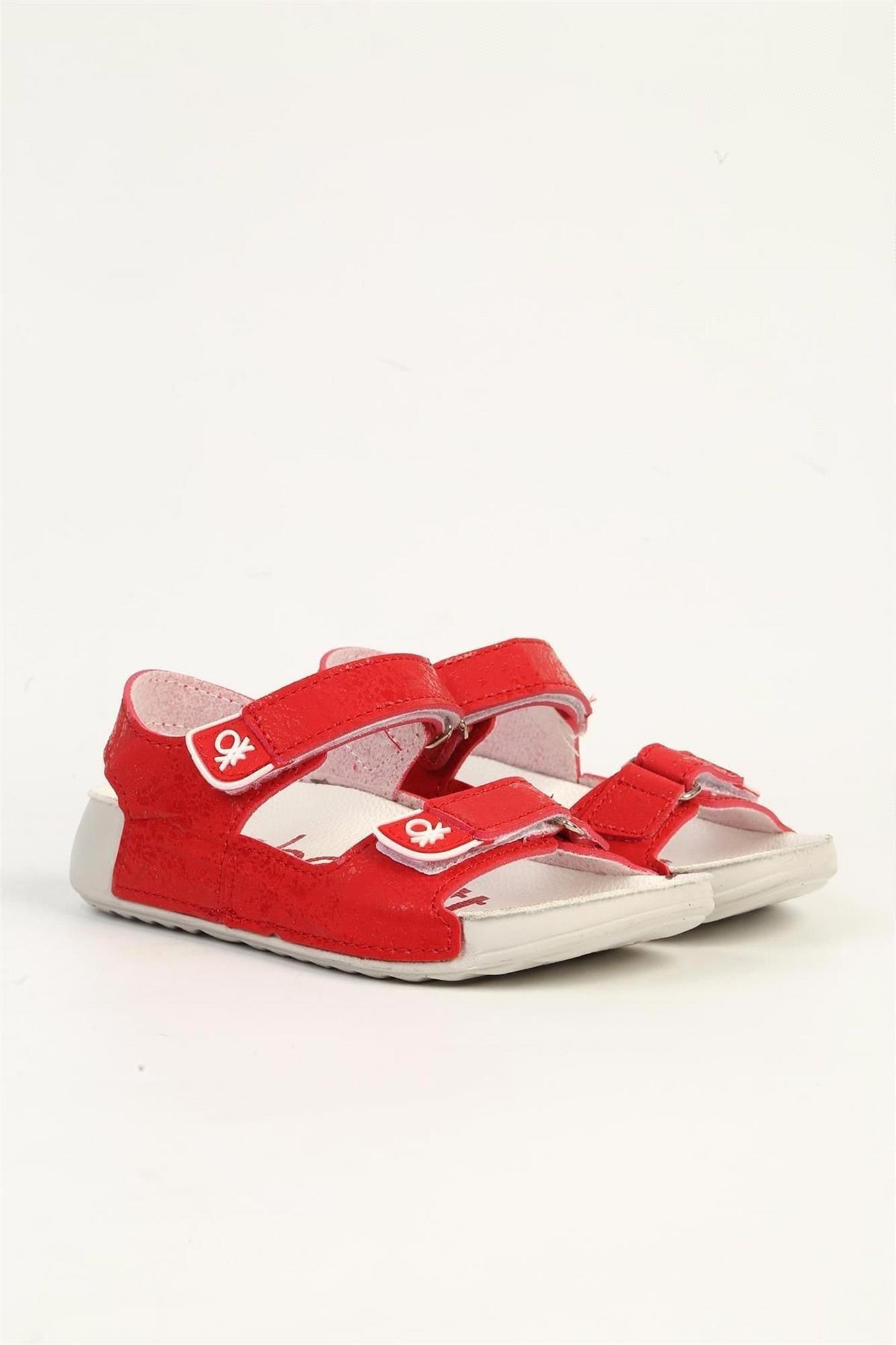 United Colors Of Benetton Çocuk Sandalet Kırmızı BN-1419