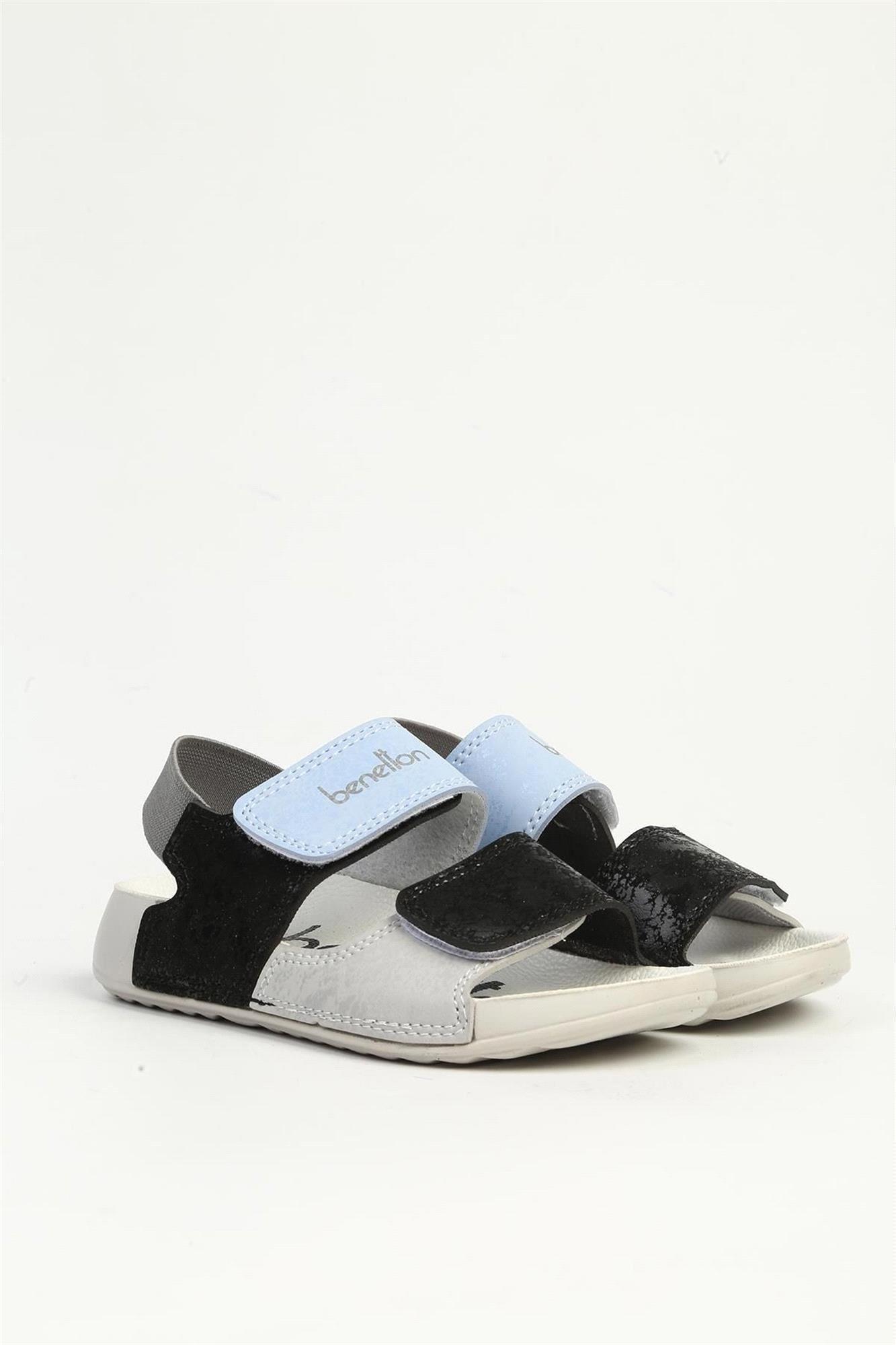 United Colors Of Benetton Çocuk Sandalet Mavi-Siyah BN-1422
