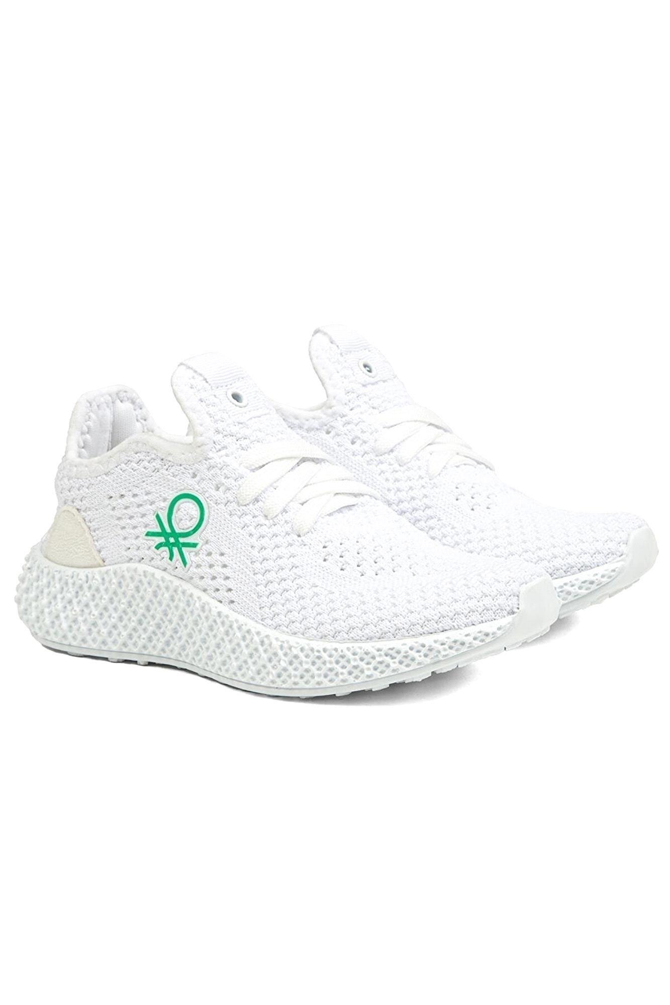 United Colors Of Benetton Çocuk Spor Ayakkabı Beyaz BN-30961