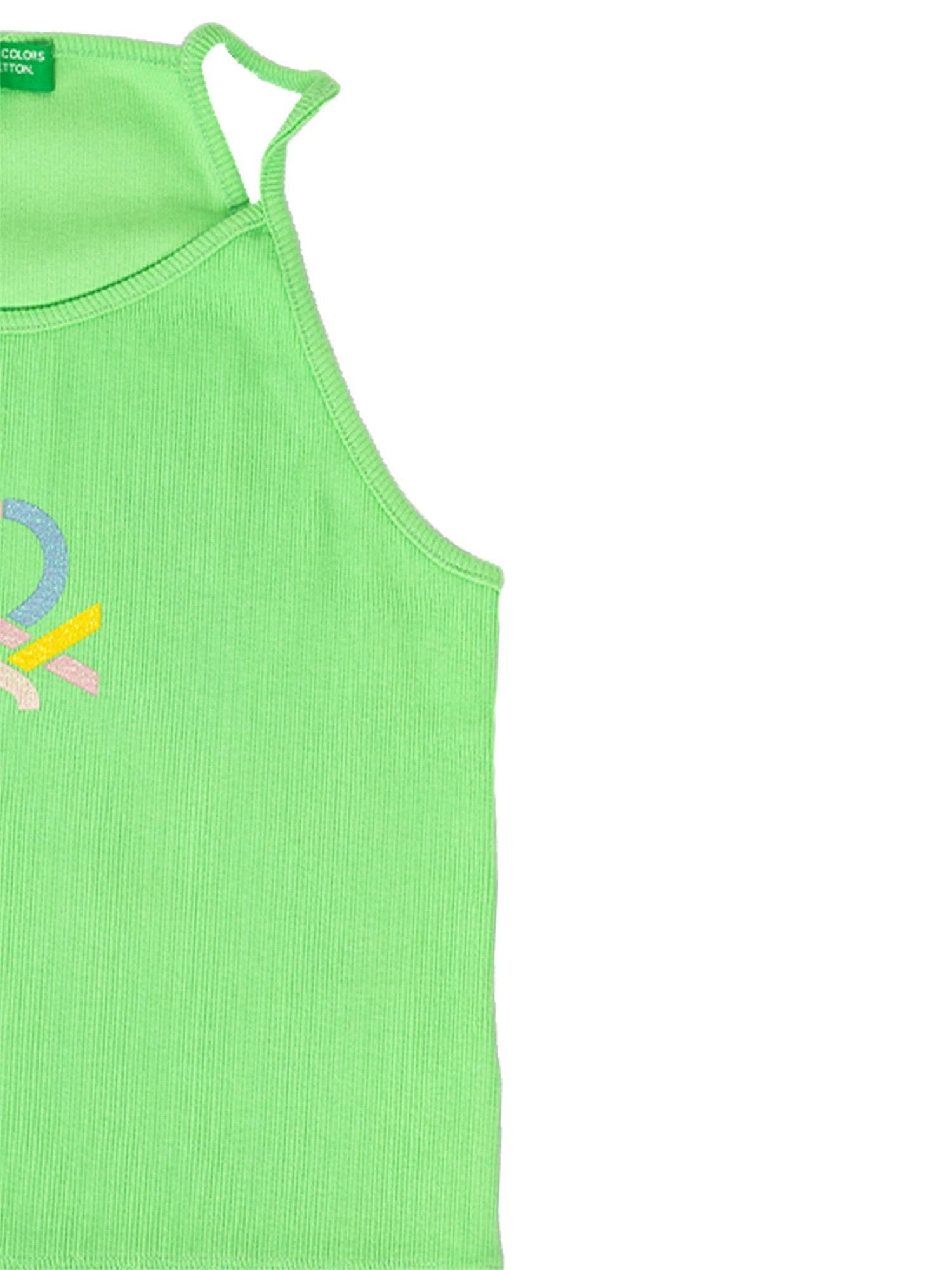 United Colors Of Benetton Kız Çocuk Askılı Atlet Mint G21290