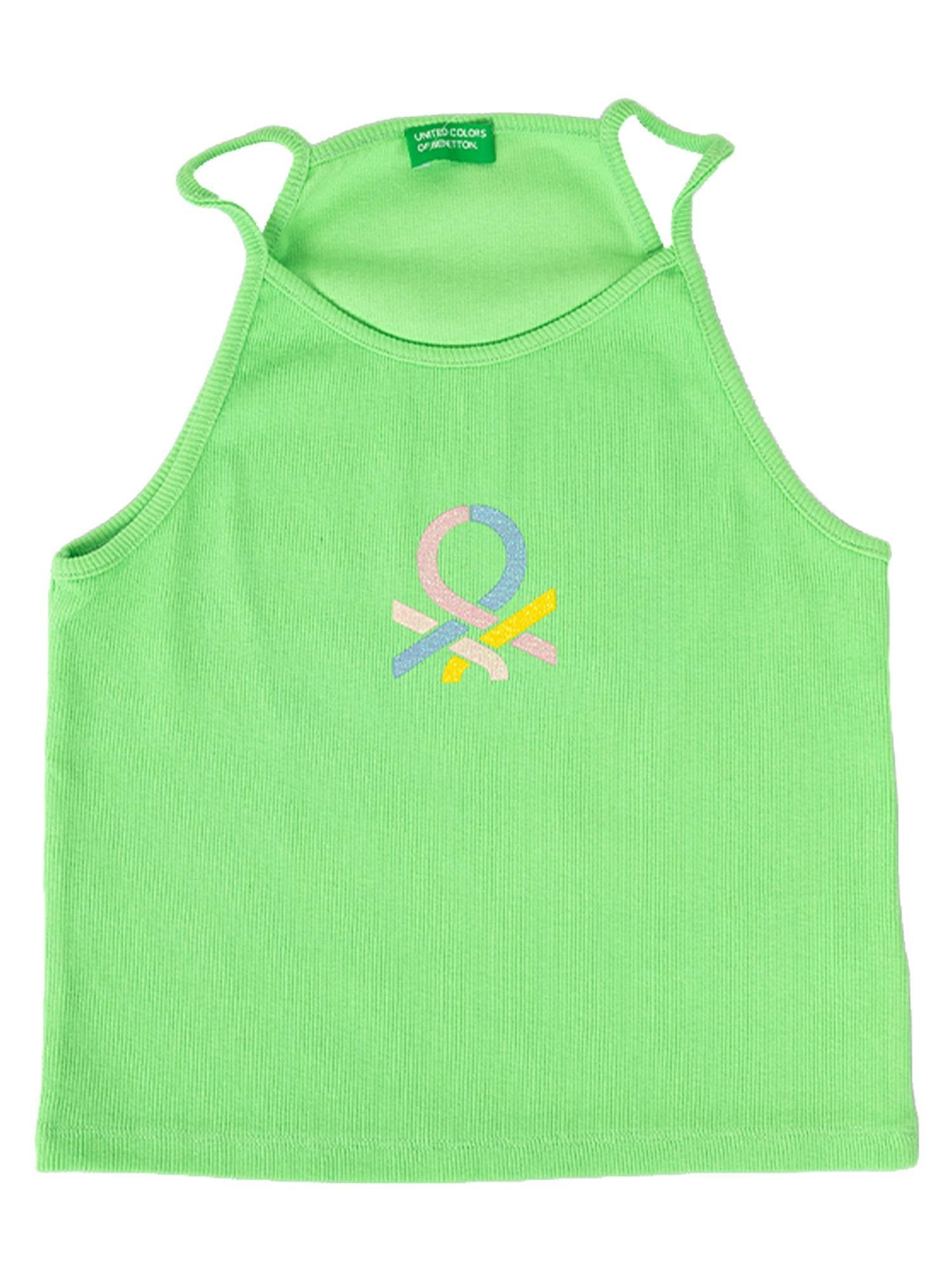 United Colors Of Benetton Kız Çocuk Askılı Atlet Mint G21290