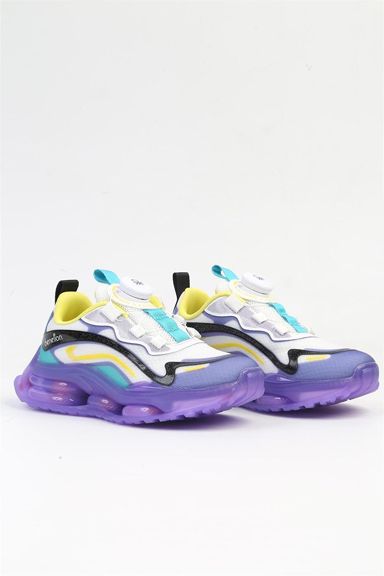 United Colors Of Benetton Kız Çocuk Sneaker Beyaz/Lila BNI-10012