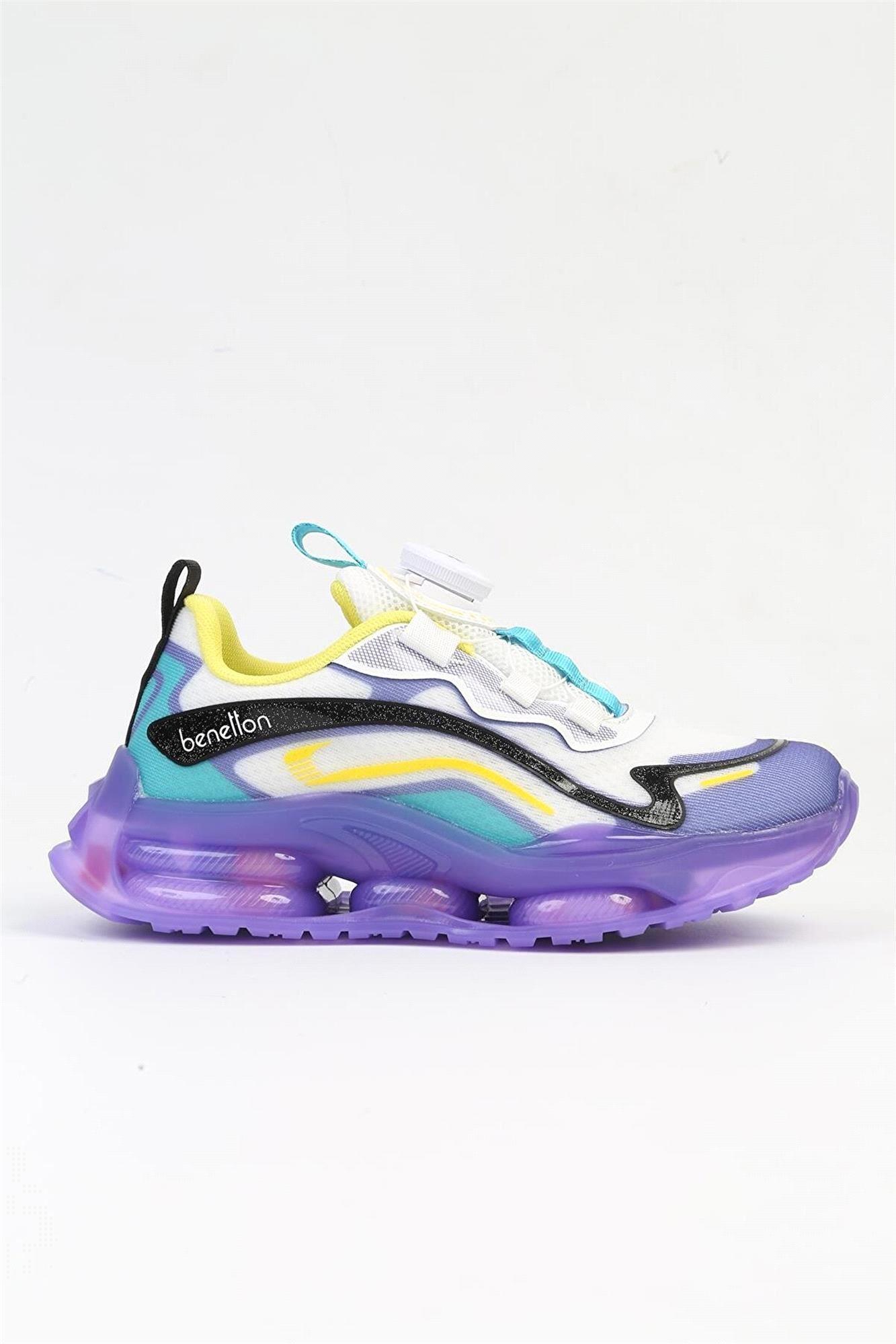 United Colors Of Benetton Kız Çocuk Sneaker Beyaz/Lila BNI-10012