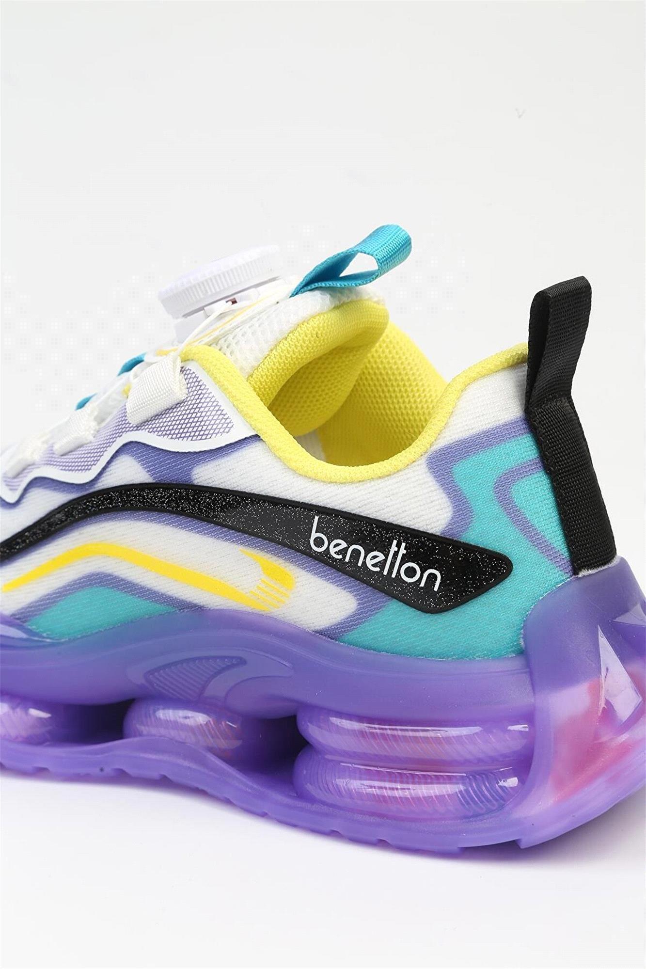 United Colors Of Benetton Kız Çocuk Sneaker Beyaz/Lila BNI-10012