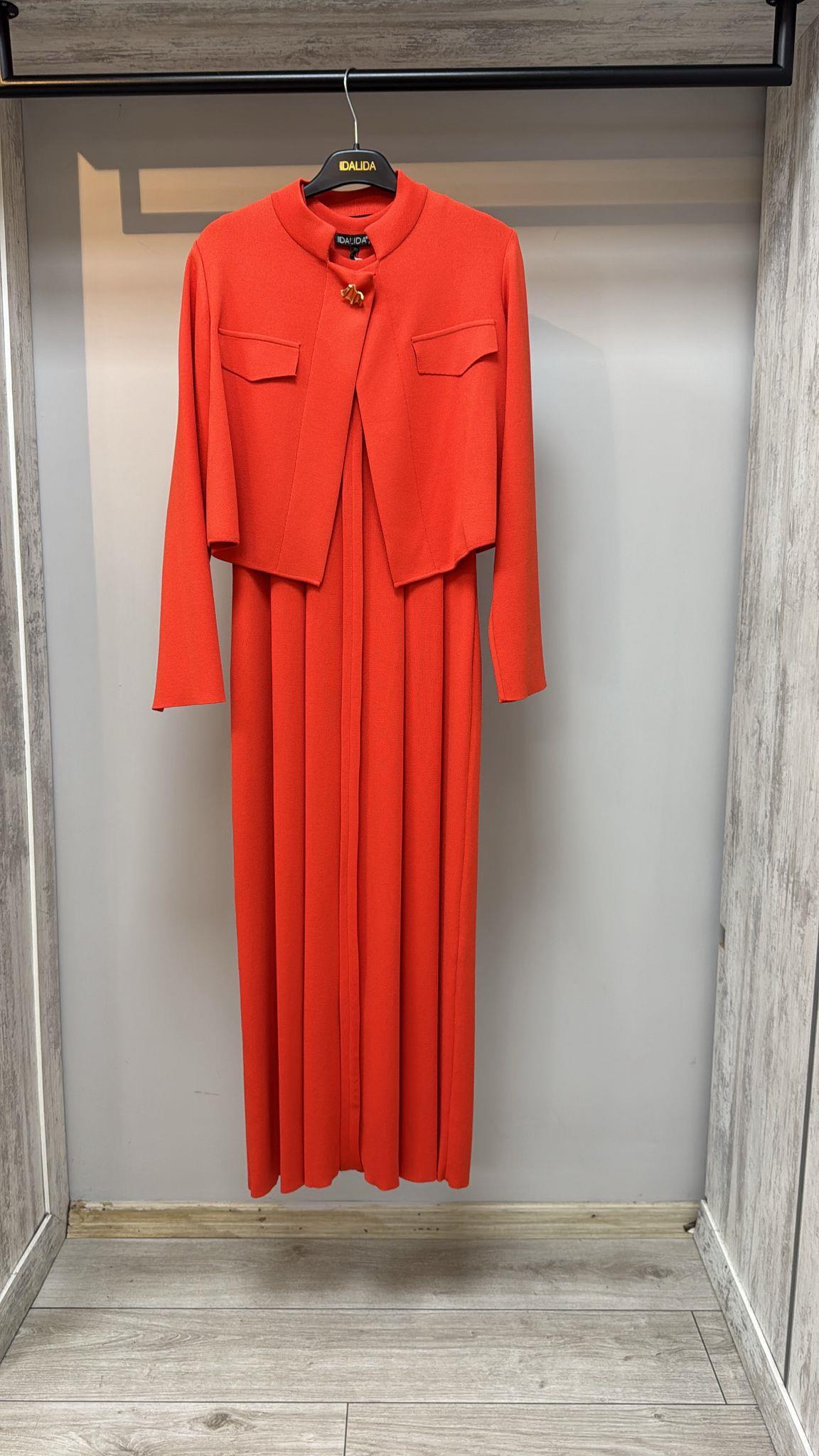 Missdalida 0003 Red Merserize Elbise