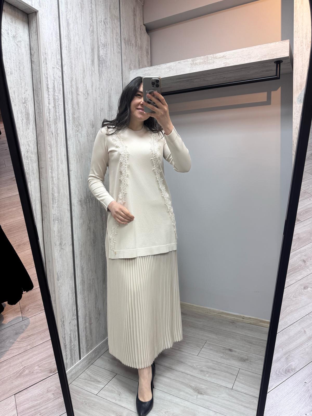 Missdalida 2001 Sand Plise Etek