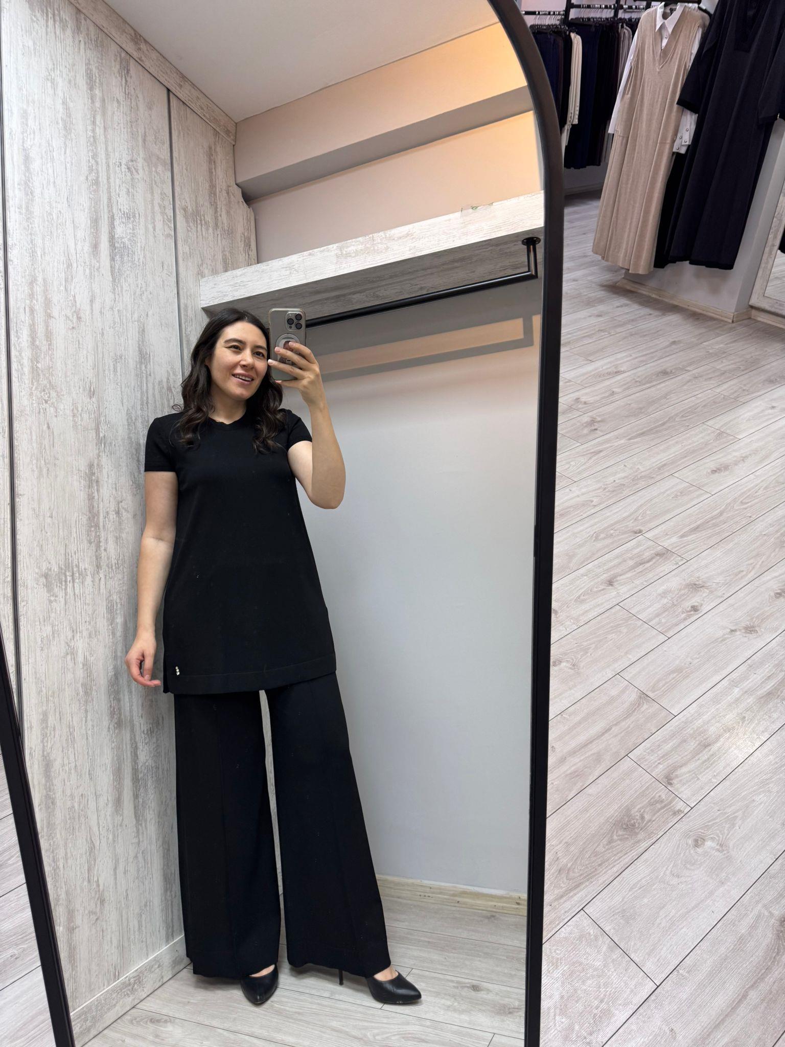 Missdalida 25PF-6000 Black Merserize Tunik