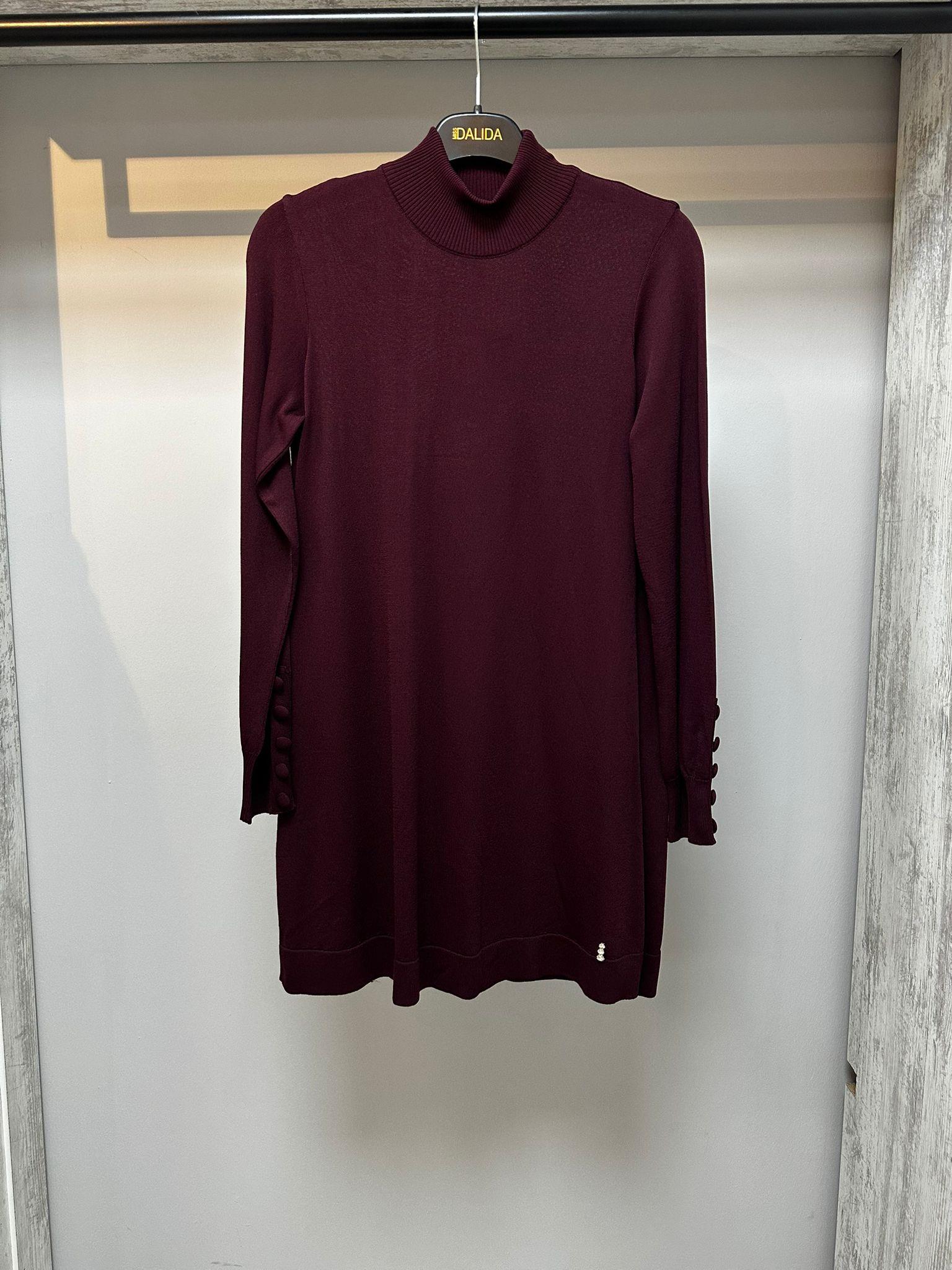 Missdalida 25PF-6001 Bordo Merserize Tunik 