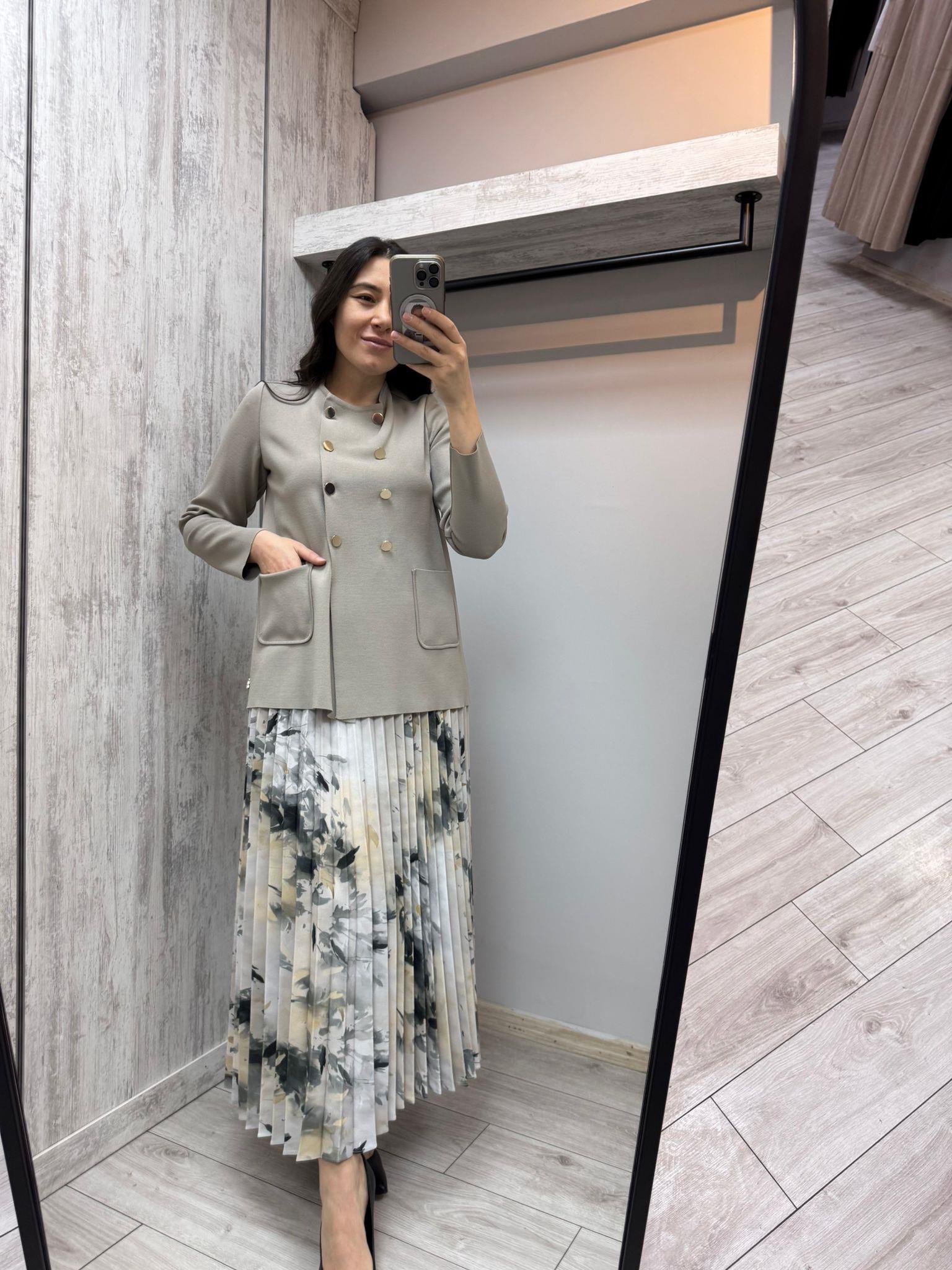 Missdalida 25PF-9203 Mink Merserize Ceket
