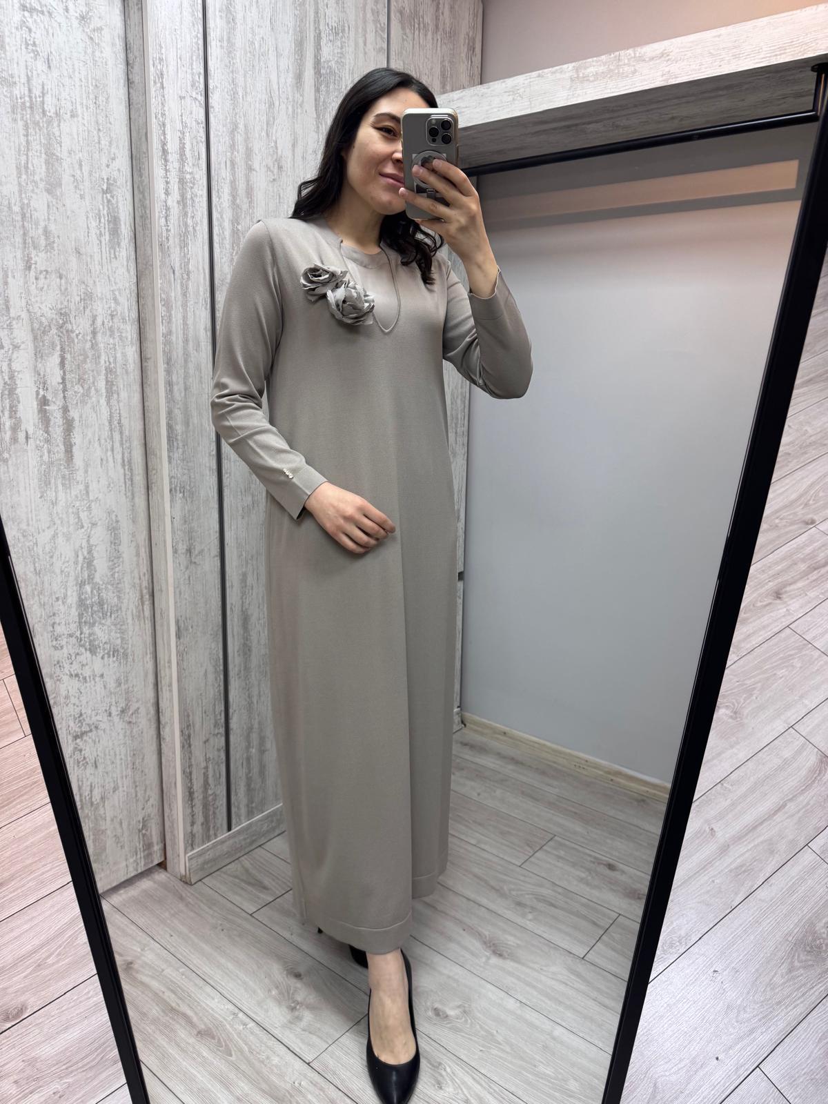 Missdalida 4041 Mink Merserize Elbise