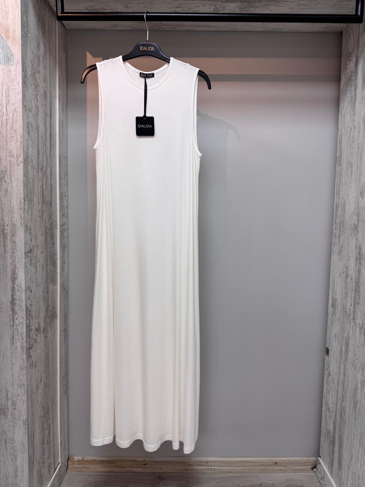 Missdalida 4104 Ecru Penye Elbise