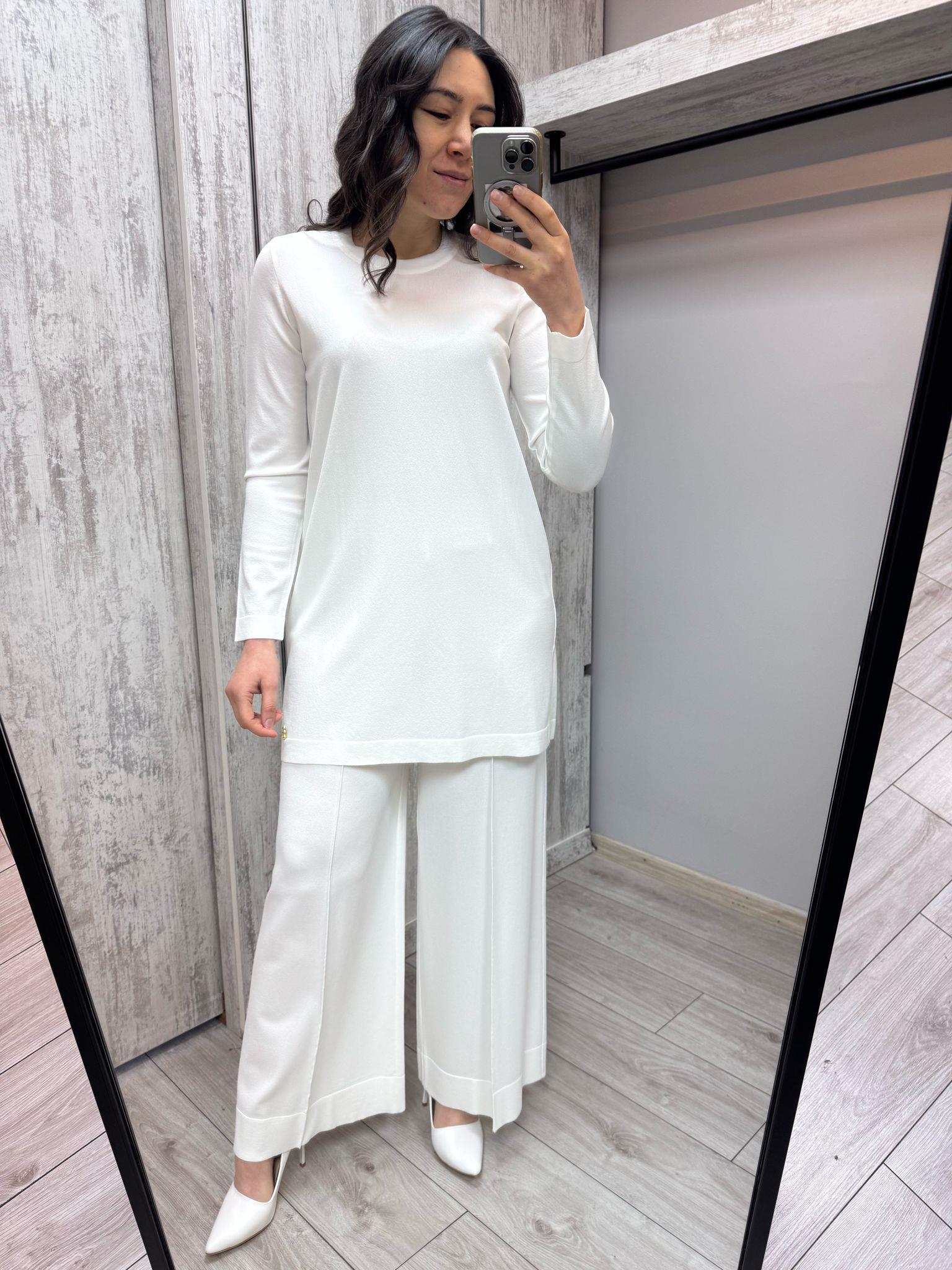 Missdalida 6001 Ecru Merserize Tunik